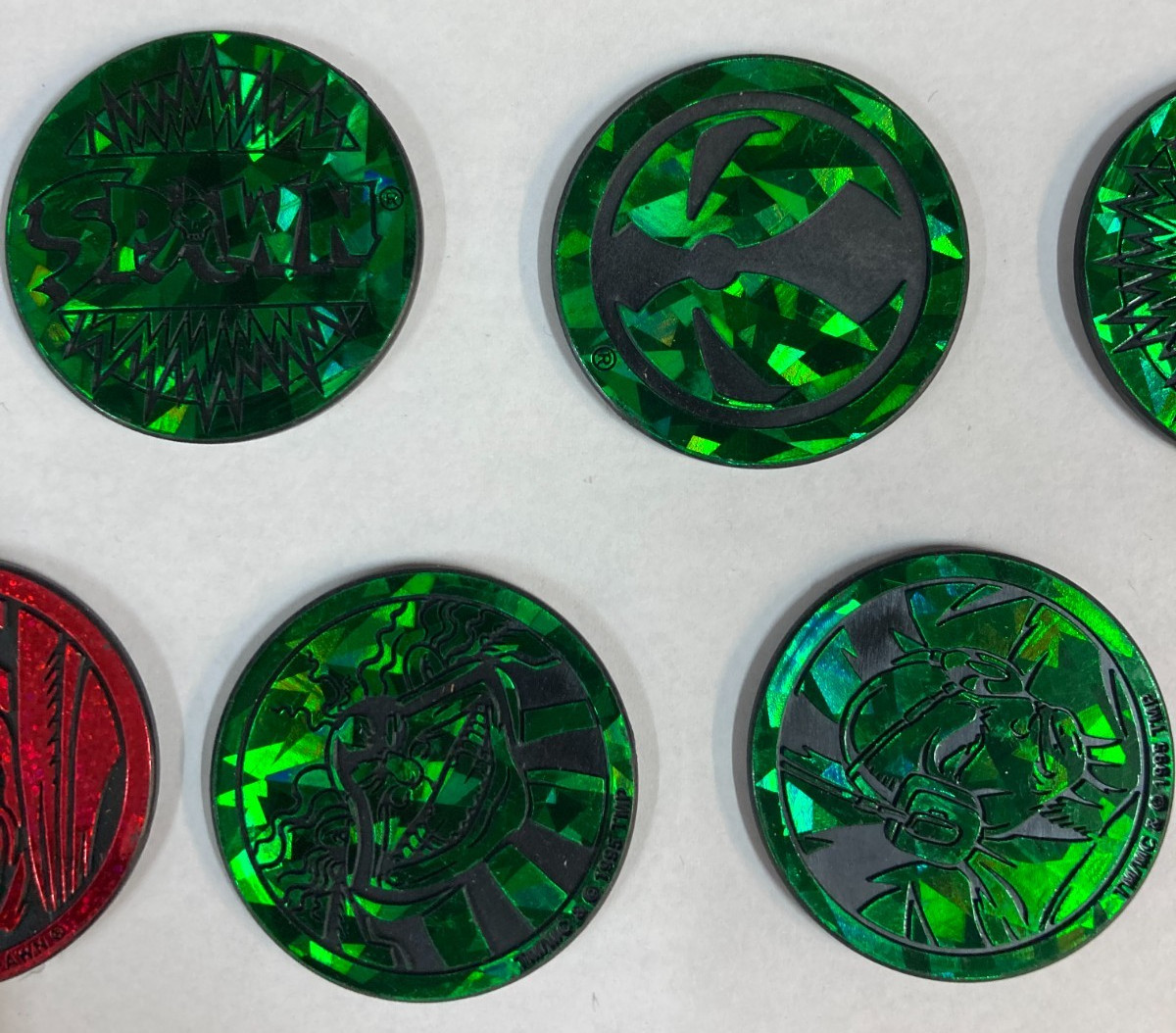 Lot of 13 SPAWN Kini Slammers Authentic The World POG Federation Todd McFarlane