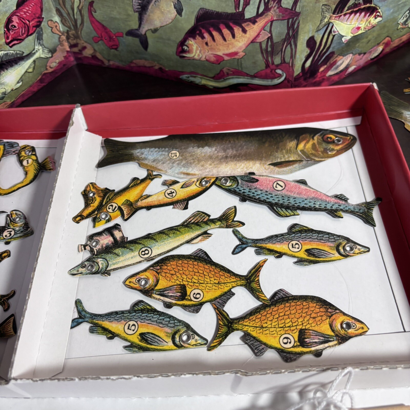 House Of Marbles The Popular Game of Magnetic Fishing Complete Retro Range