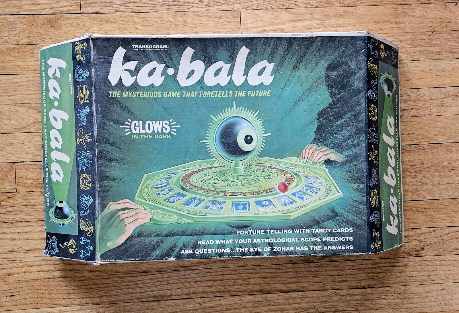 Vintage TRANSOGRAM Ka-Bala Fortune Tarot Board Game 1967 Excellent !!! Rare