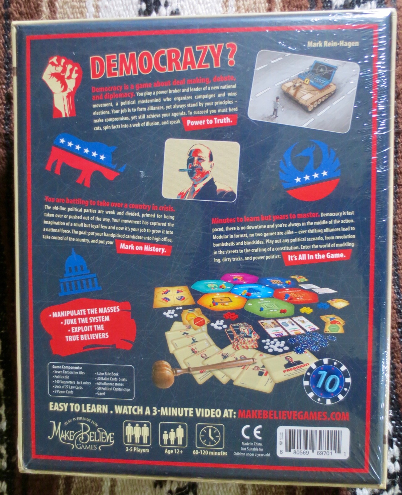 Democracy: Majority Rules with Party Game Package for 5-15 players Free shipping