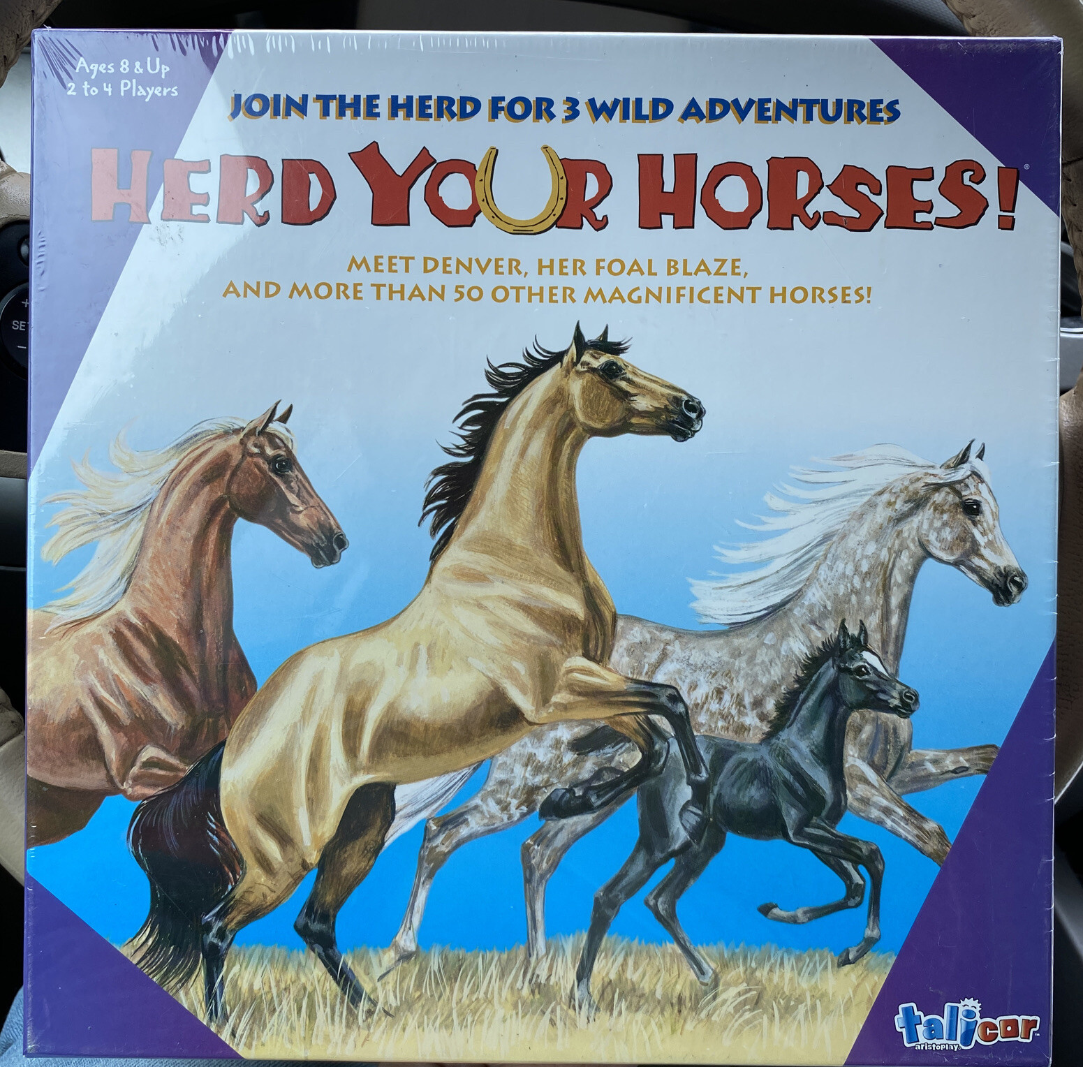 Herd Your Horses Board Game 2018 Talicor Complete Meet Denver Her Foal Blaze Fun