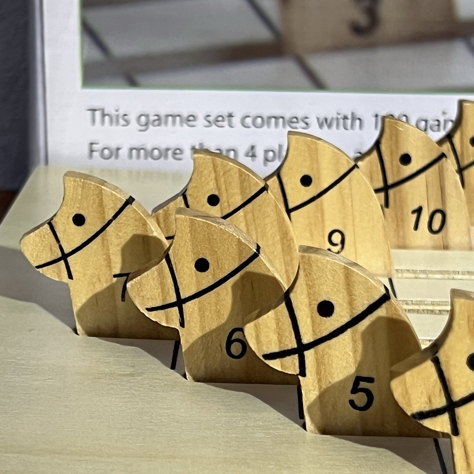 Racing Horse Game COMPLETE CHH Games Cards Party Chips Wooden Board