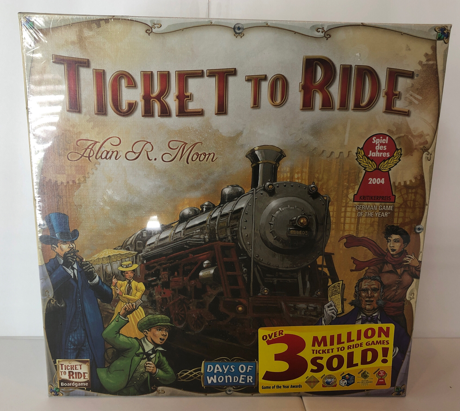 Days of Wonder Ticket To Ride by Alan R. Moon Train Adventure Board Game USA