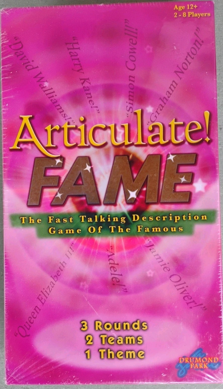 Articulate Fame The Fast Talking Description Game of the Famous