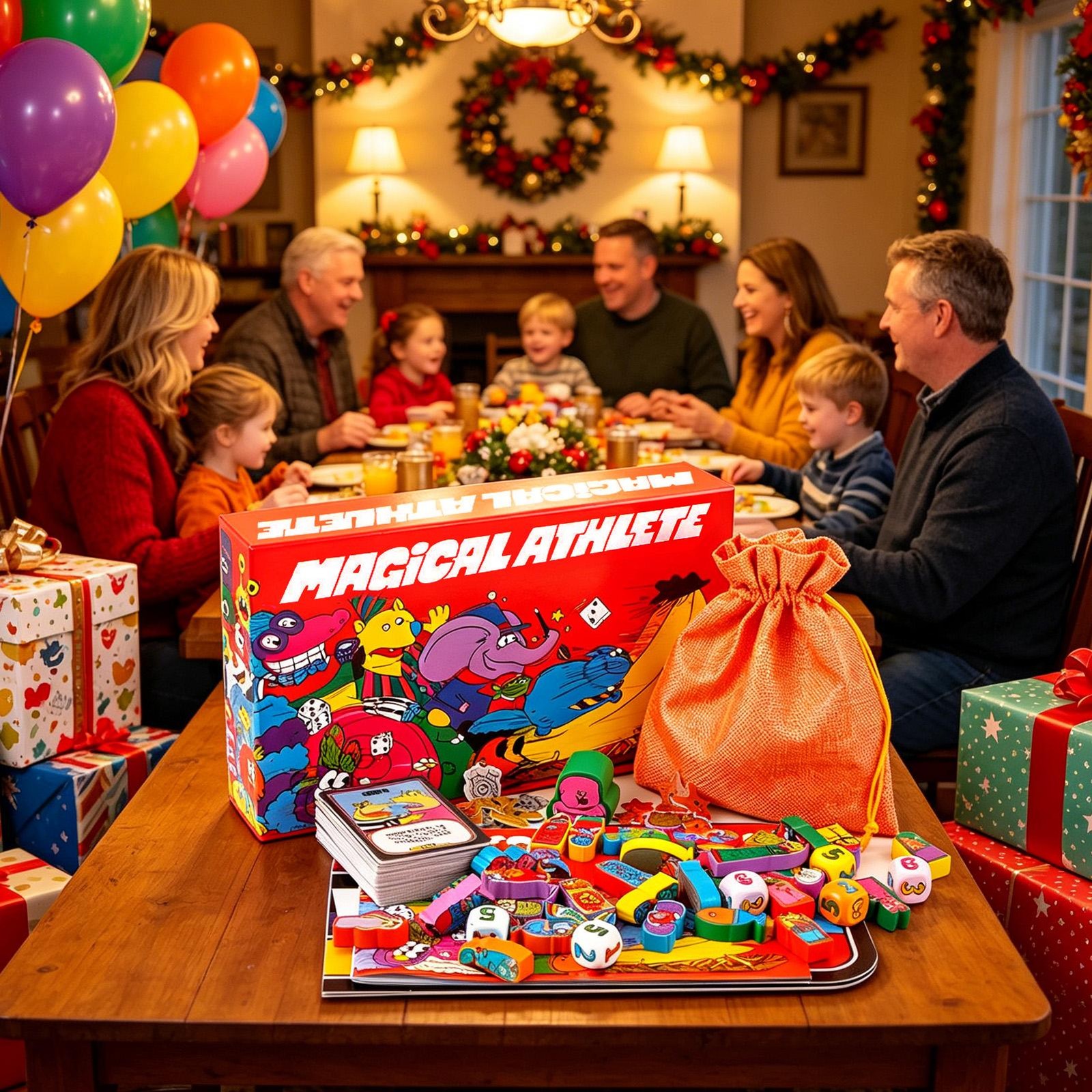 Magical Athlete Board Game – A Party Game of Pure Racing Chaos
