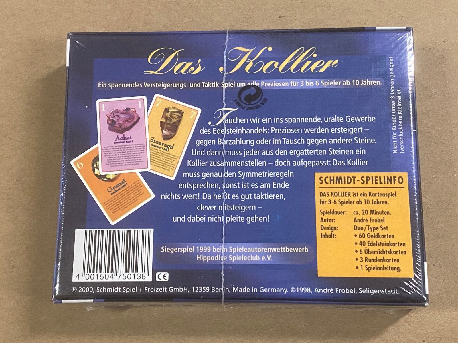 Das Kollier – Schmidt Spiele 2000 – Brand New Sealed (GERMAN LANGUAGE)