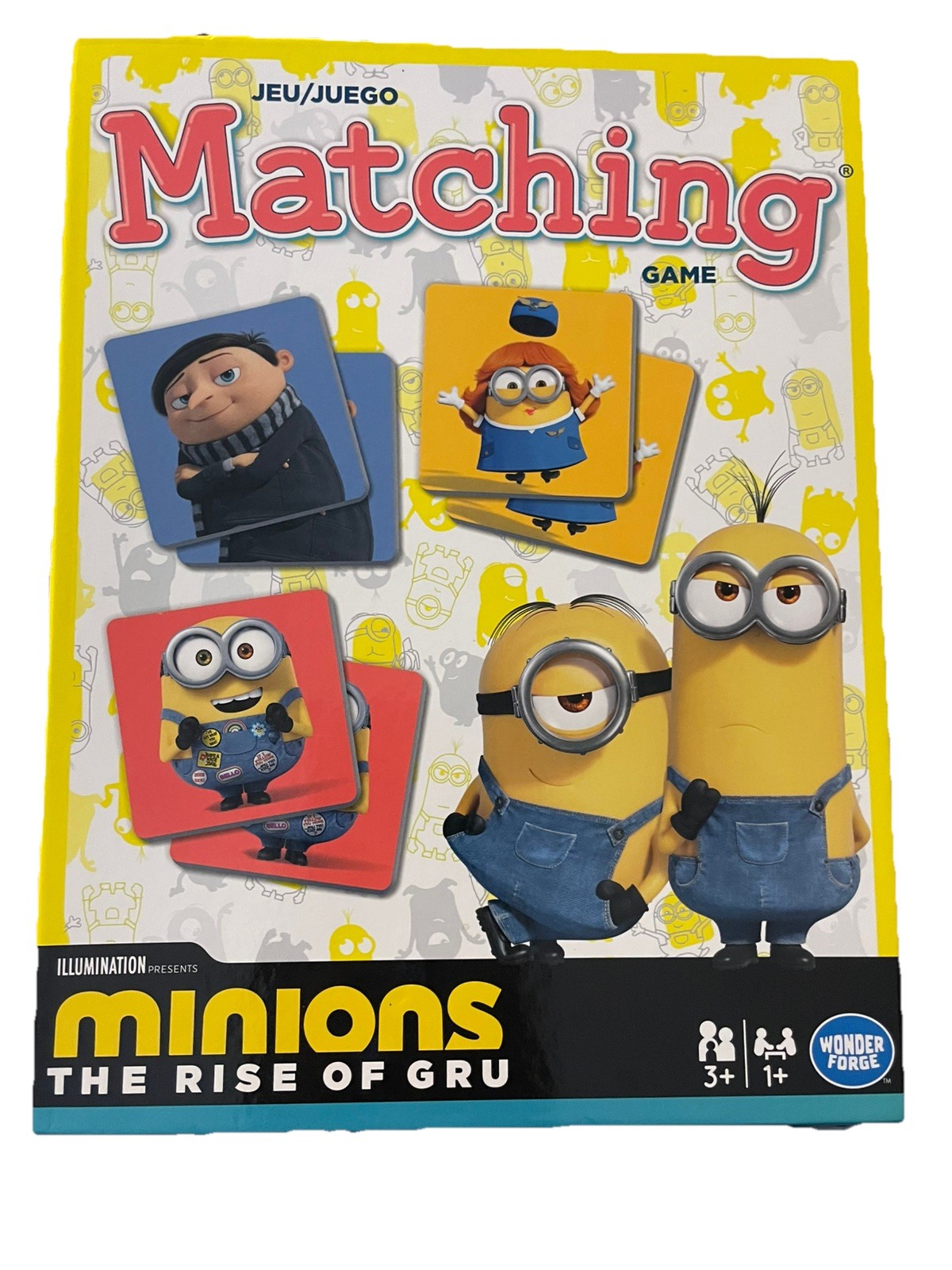 Minions Rise of Gru Matching Game Wonder Forge Kids Memory Match Pairs Game