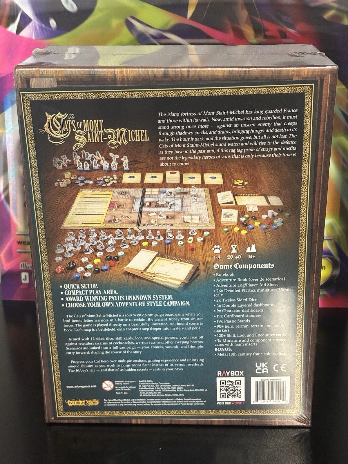 Factory Sealed The Cats of Mont Saint Michel Deluxe Box Set