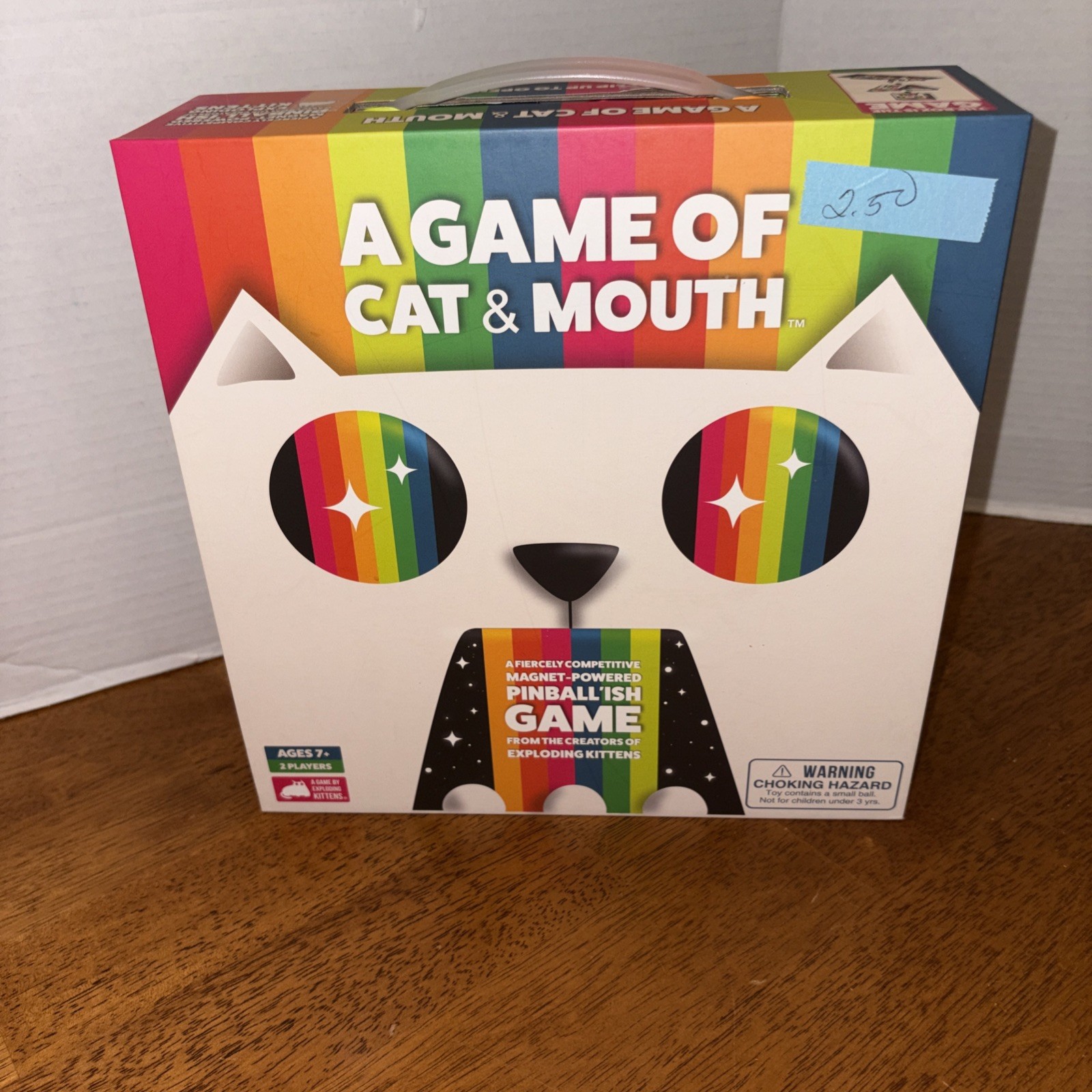A Game of Cat and Mouth*”Pinballish Family Fun Game”* Ages 7+ New(open Box)