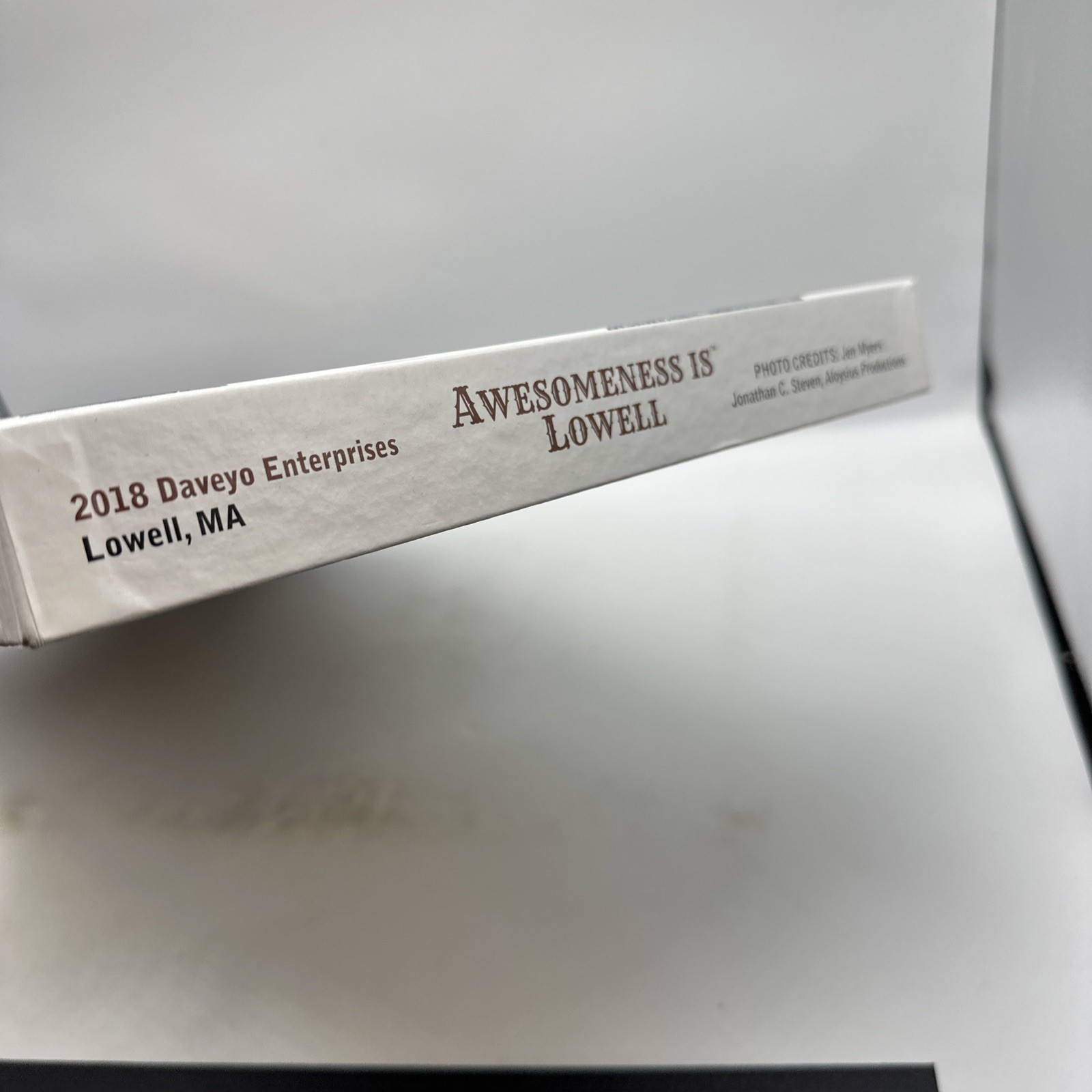 Awesomeness is Lowell Massachusetts Commemorative Board Game 2018
