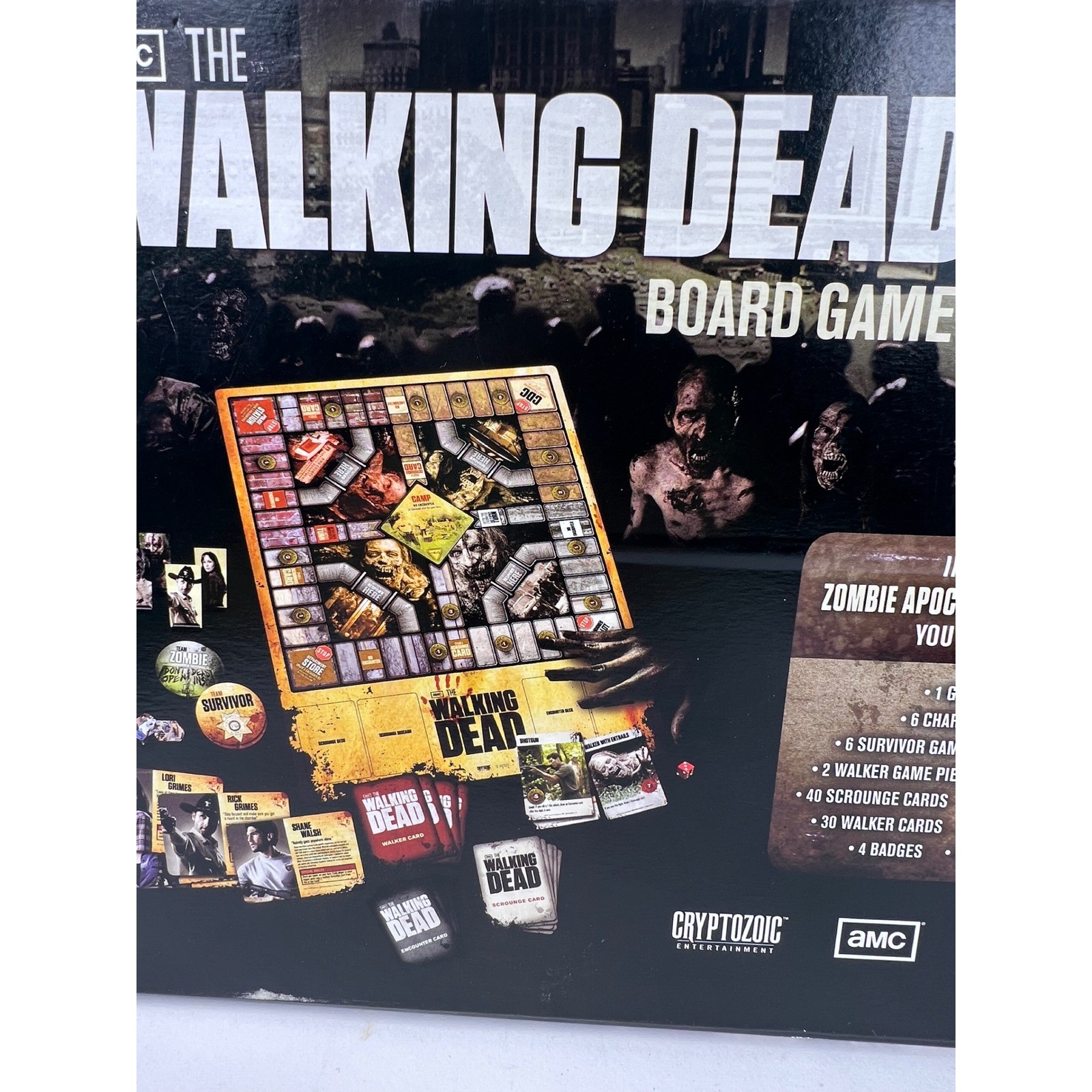 The Walking Dead Board Game Cryptozoic Entertainment Zombie Survival TV Series