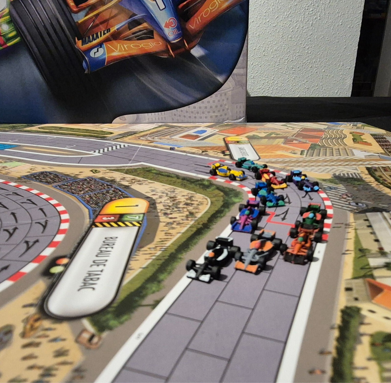 Formula D 10 painted miniature cars F1 / 10 cars F1 (20mm) painted
