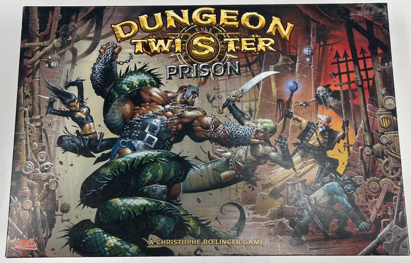 Dungeon Twister Prison Board Game Ludically Christophe Boelinger Game Brand New