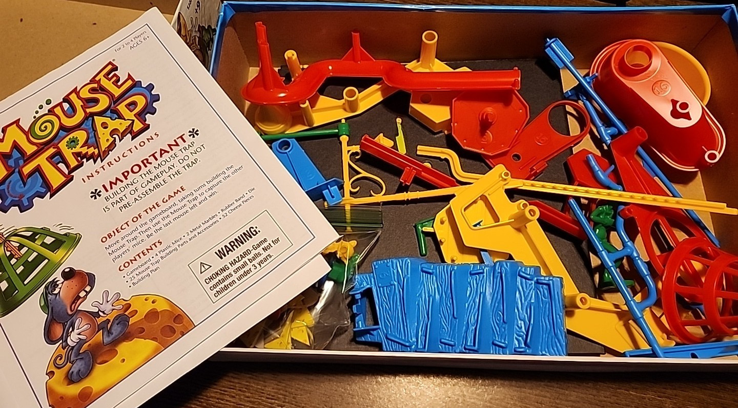 Mouse Trap Board Game Milton Bradley 2005 Read Description