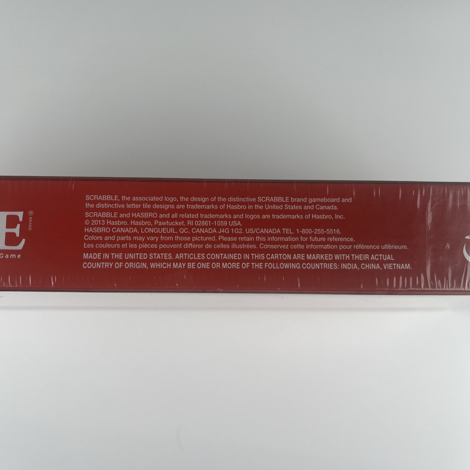 SCRABBLE CROSSWORD BOARD GAME by Milton Bradley Retro NEW & SEALED