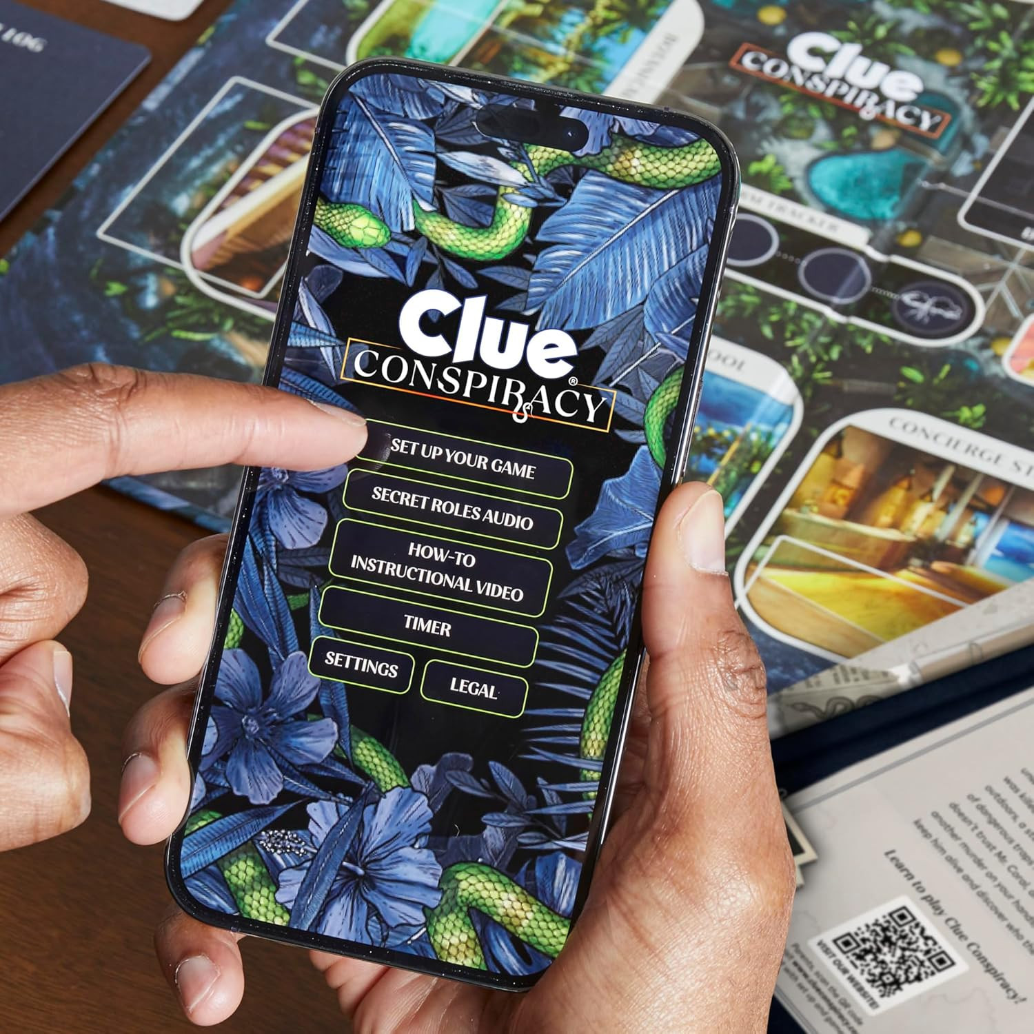 Clue Conspiracy Board Game for Adults and Teens, Secret Role Strategy Games, Age