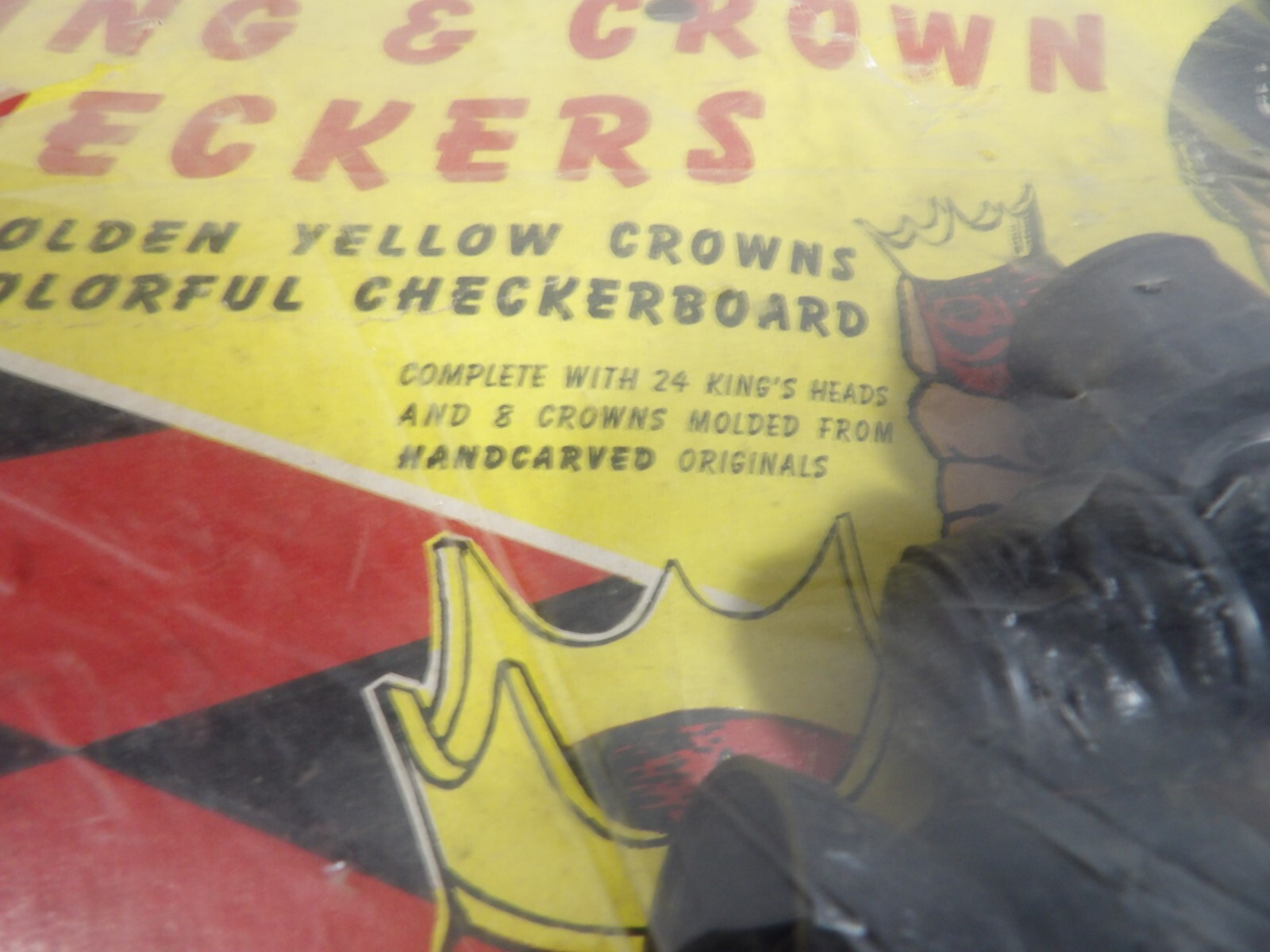 Vintage 1950s60s Kentheon King & Crown Checkers Set Missing 1 Piece St Louis MO