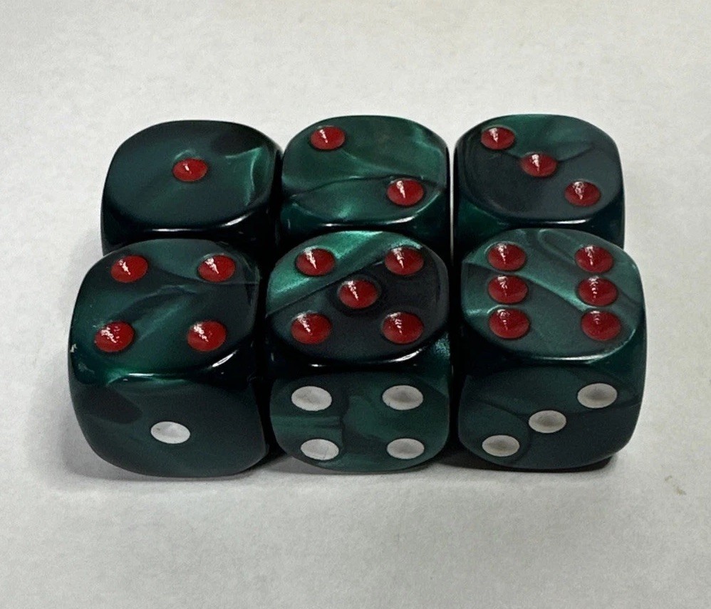 Spicy Farkel Farkle Dice Game High Stakes Double Scores LGI Family W/Score Sheet