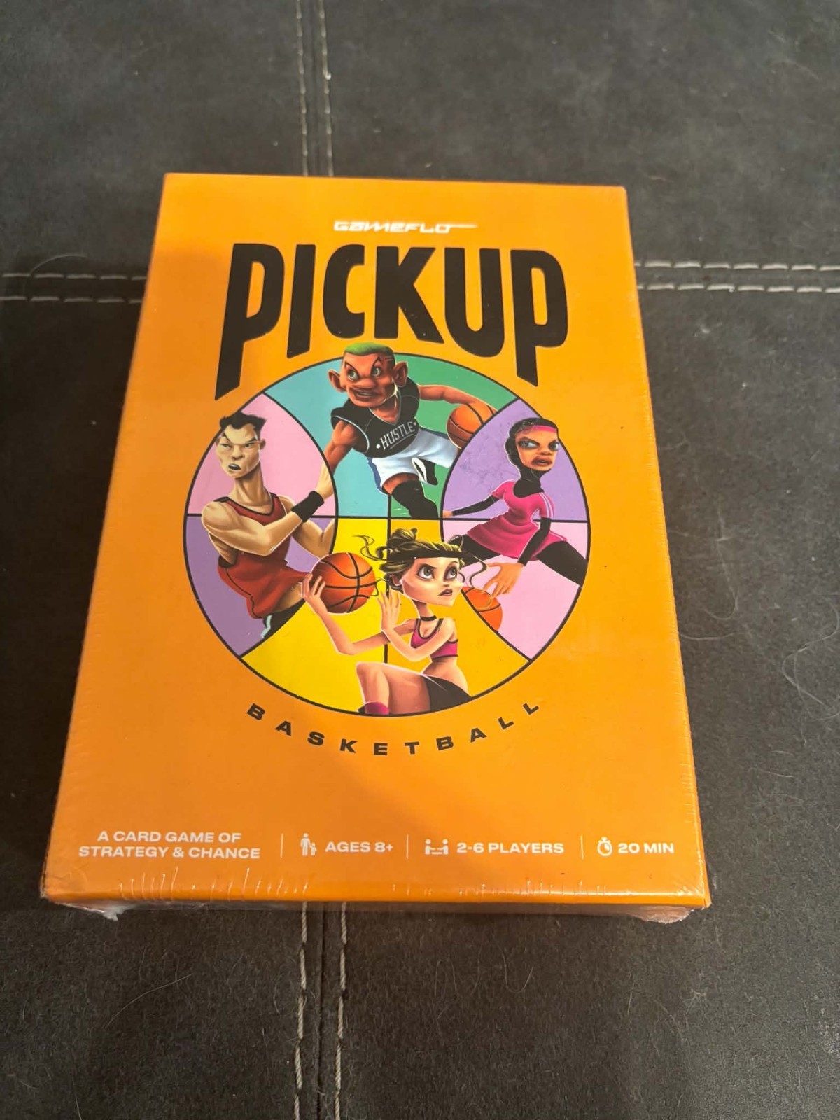 GameFlo PICKUP Basketball Card Game New Sealed Family Board Game Ages 8+