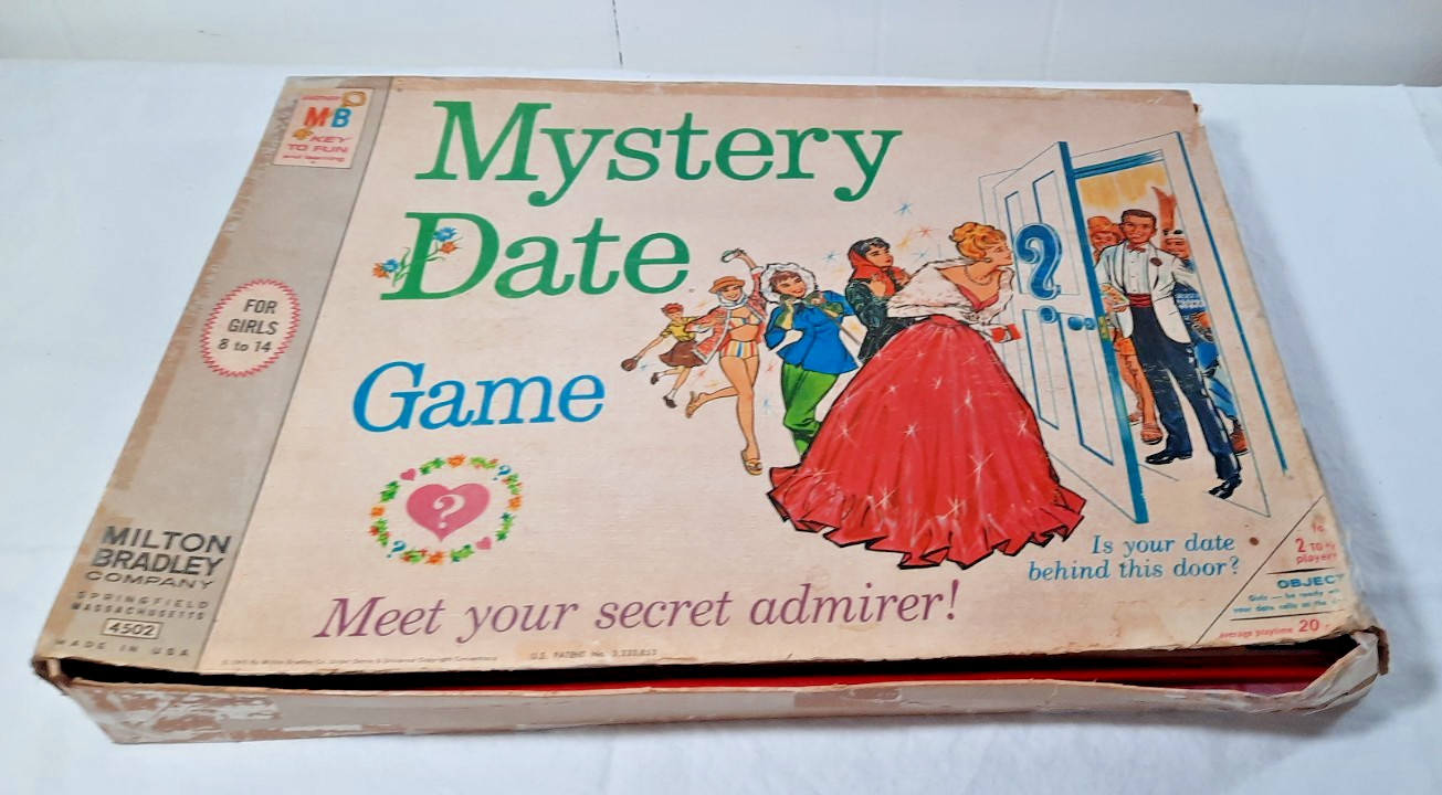 Mystery Date Game Board Game Vintage Complete Set 1965 Milton Bradley