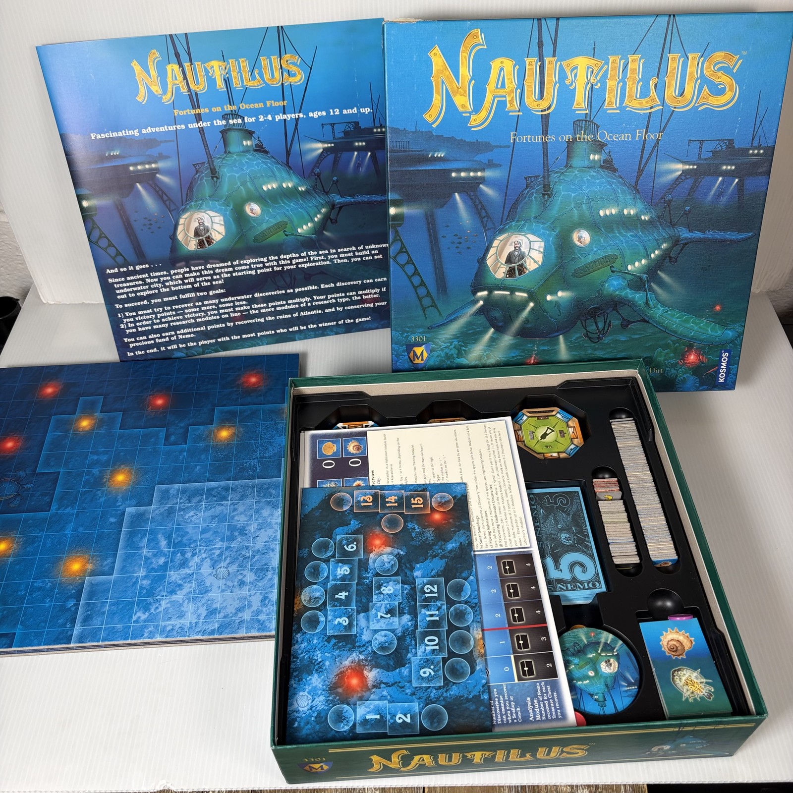 Nautilus Board Game by Mayfair Games & Kosmos – Fortunes on the Ocean Floor
