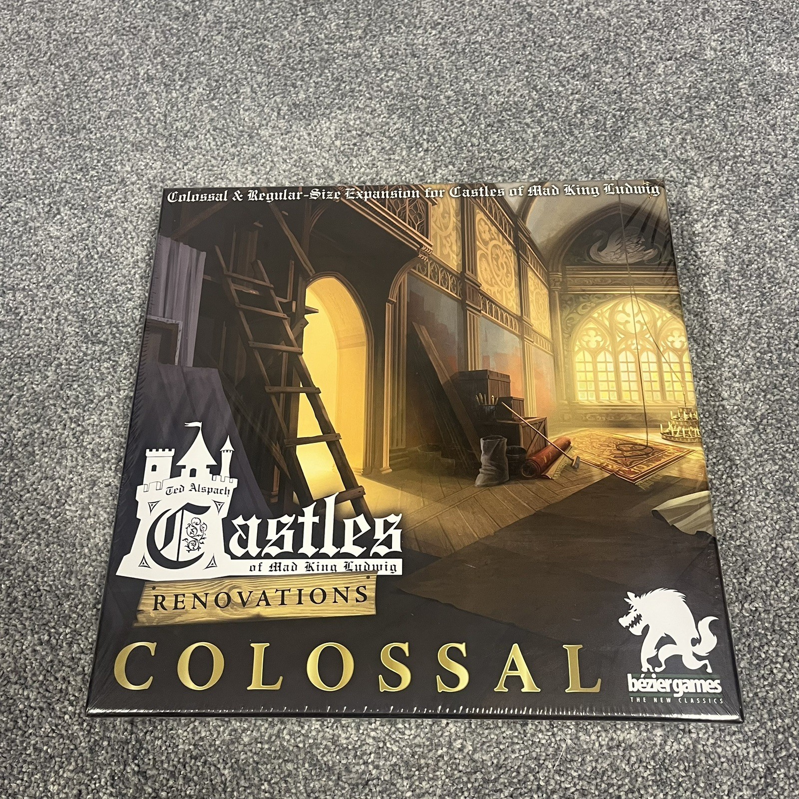 Rare Sealed Bezier Board Games Castles of Mad King Ludwig Renovations