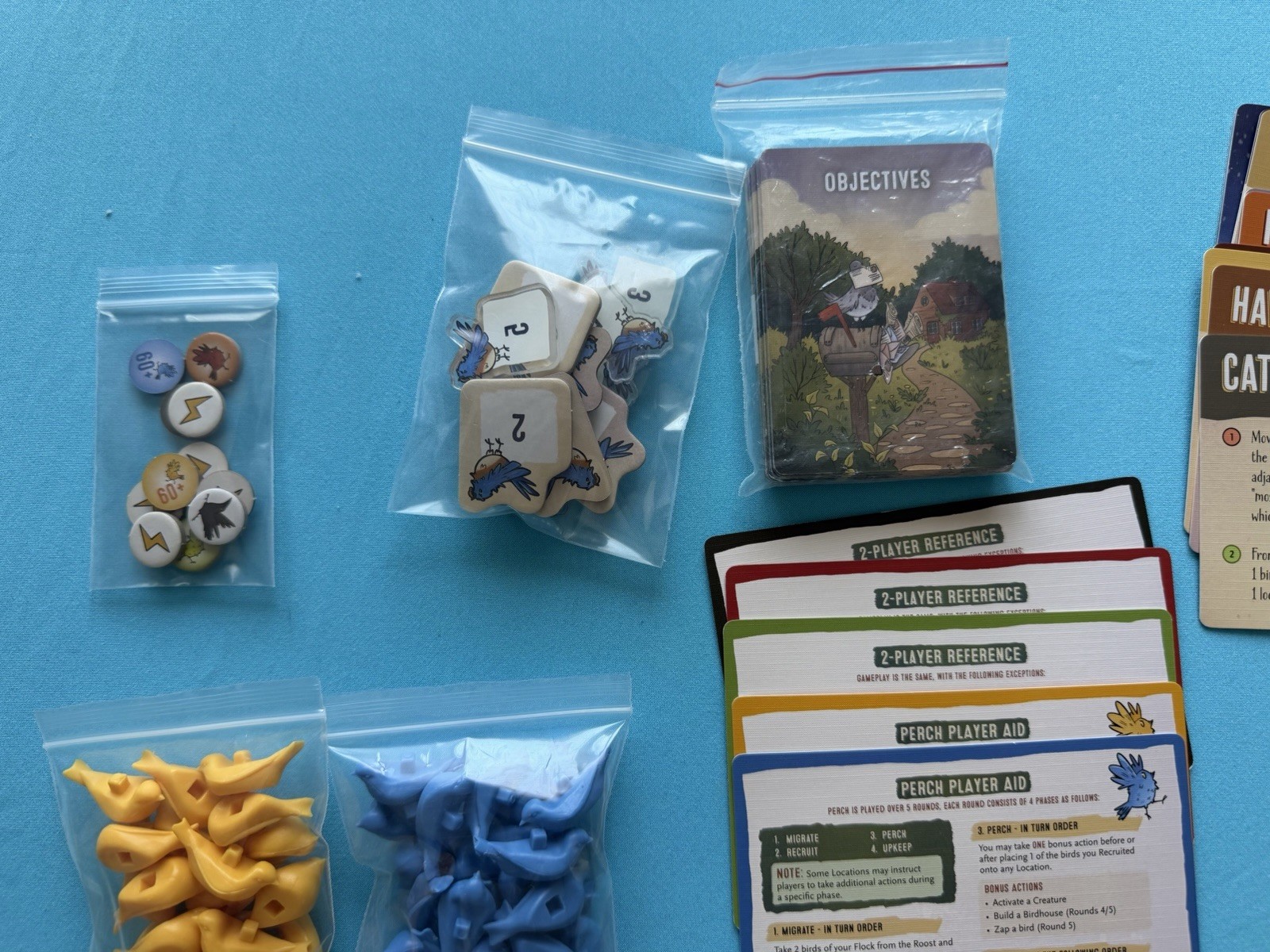 Perch Board Game w/ Expansion 2024 Inside Up Games by Doug Hettrick Complete!