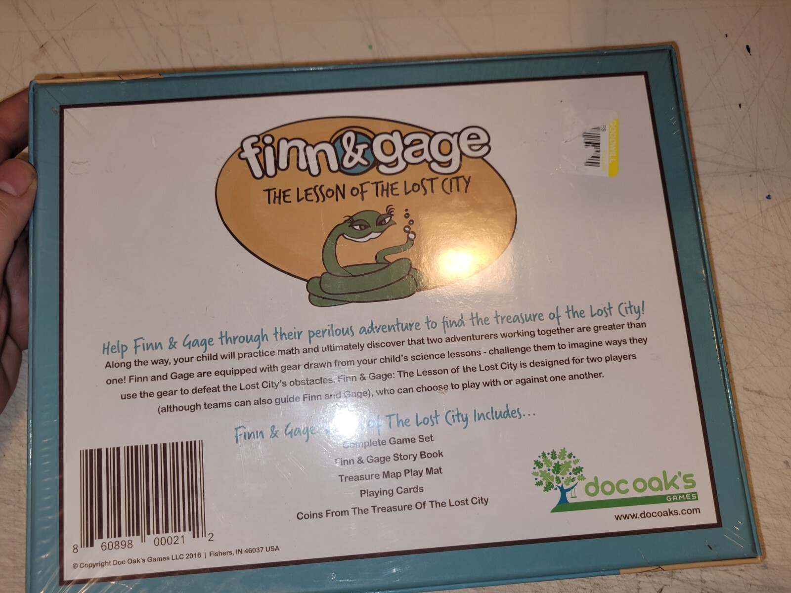 Finn & Gage Lesson of Lost City Game Book Math Science Home School STEM Ages 6+