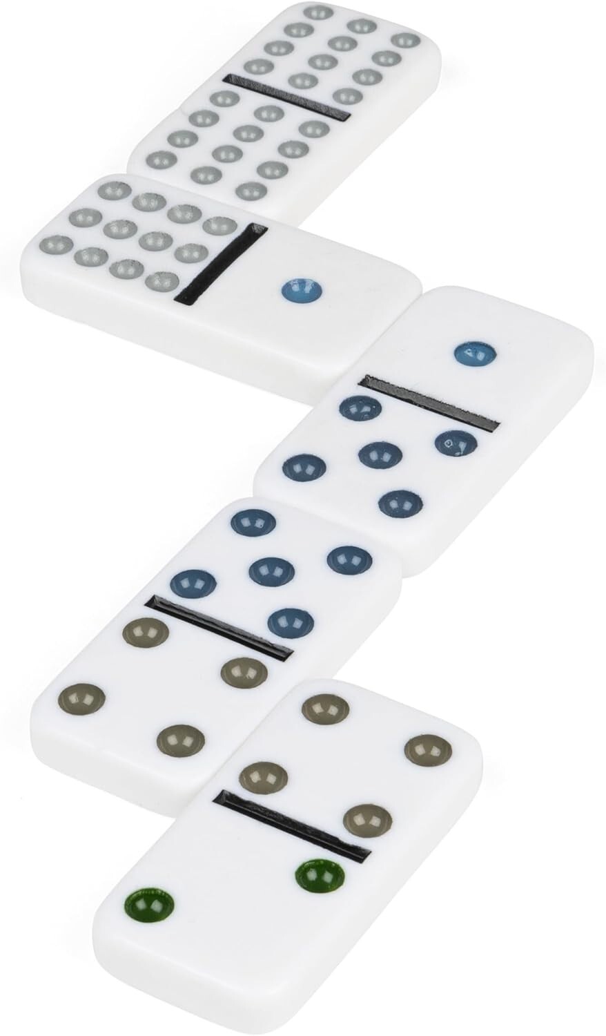 Cardinal Classics Double Fifteen Dominoes Set in Storage Tin | Line 15