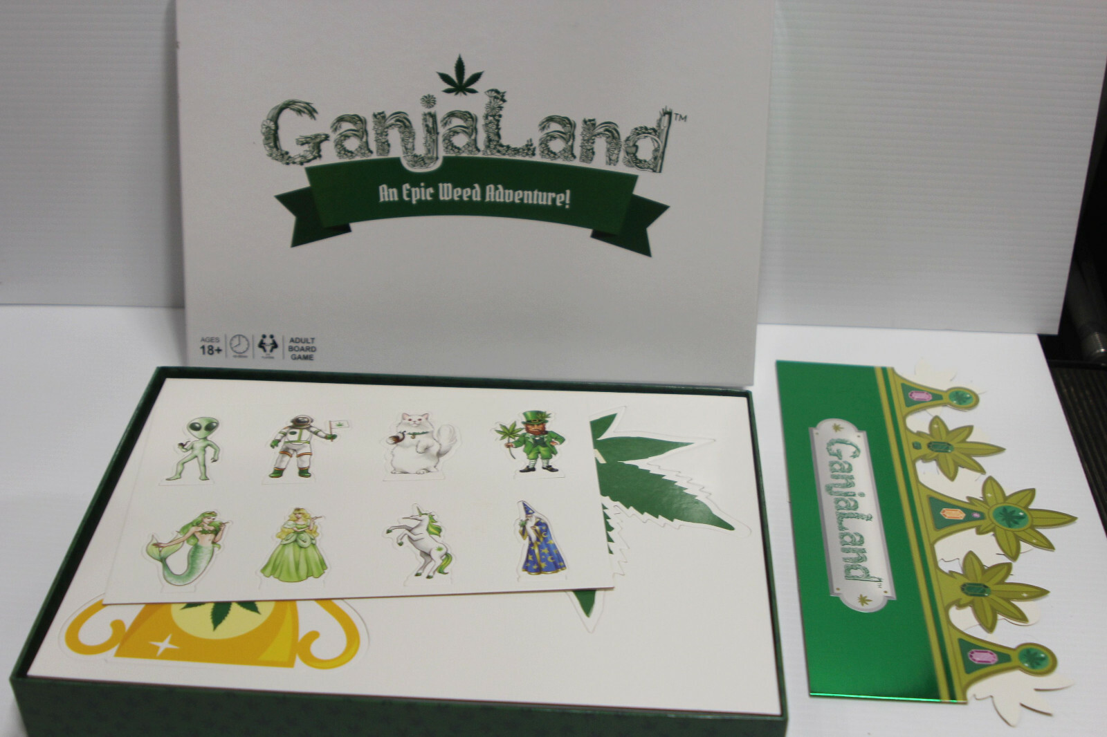 Ganjaland Board Game: An Epic Weed Adventure for Adults Ganja Marijuana MIB NIB