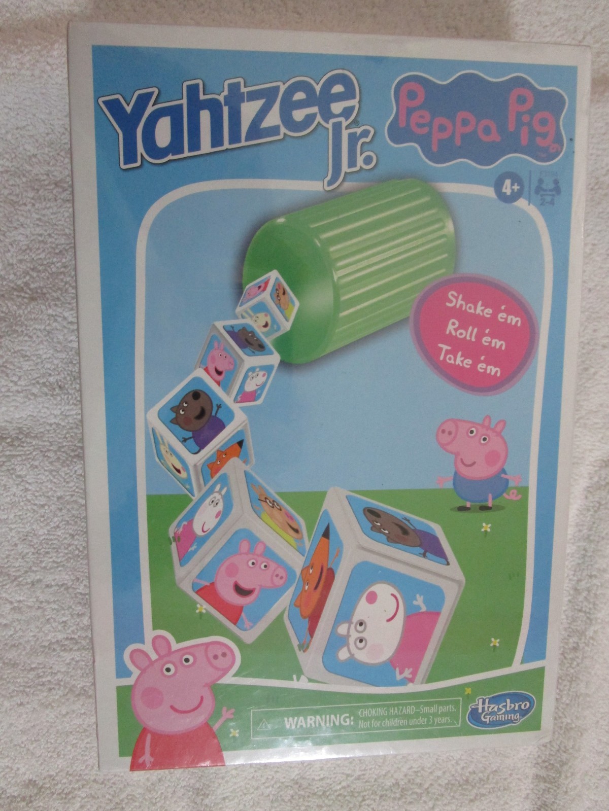 Peppa Pig Edition Yahtzee Jr. Board Game (2003, Hasbro)