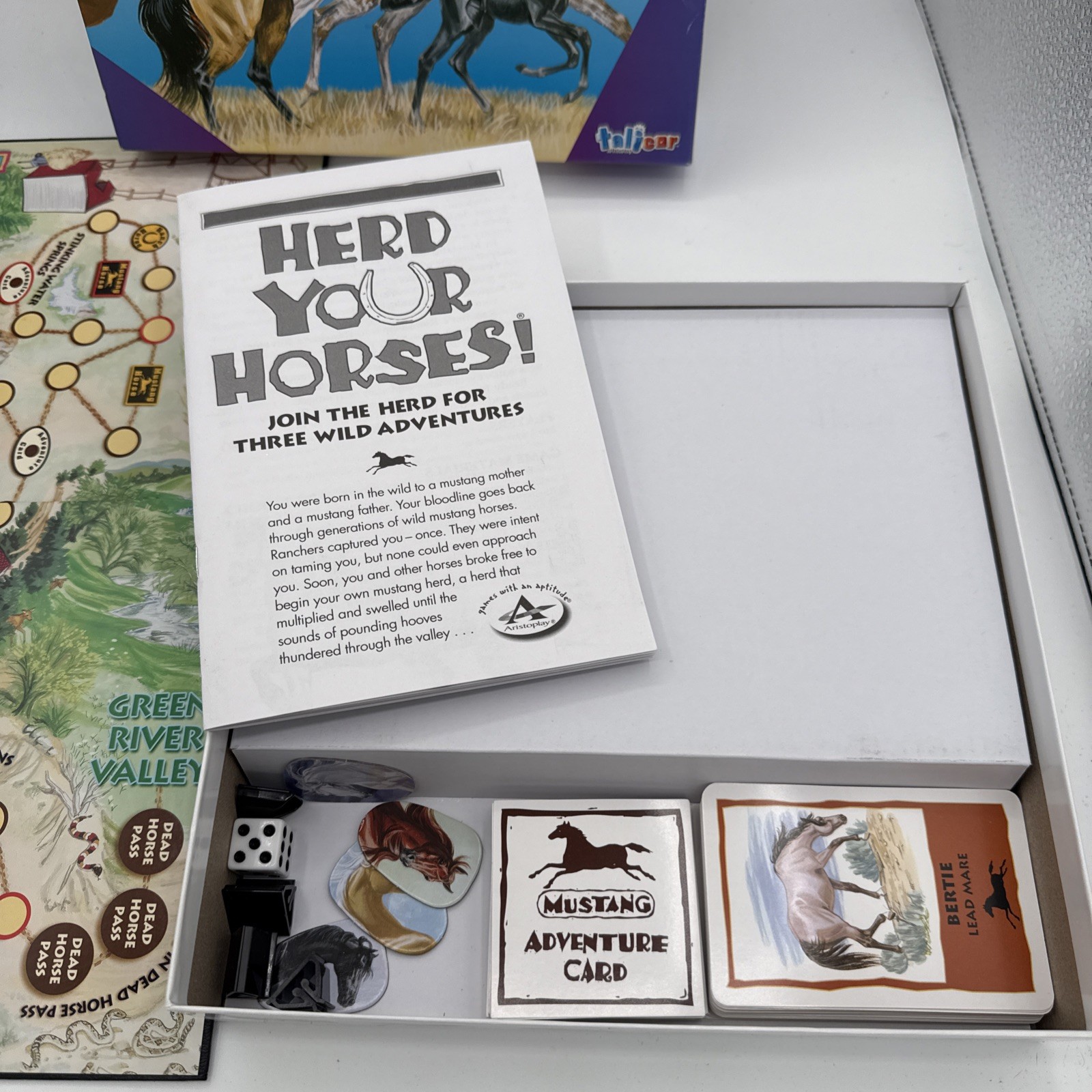 2018 Herd Your Horses By Talicor Aristoplay 8 & Up Complete & Good Cond
