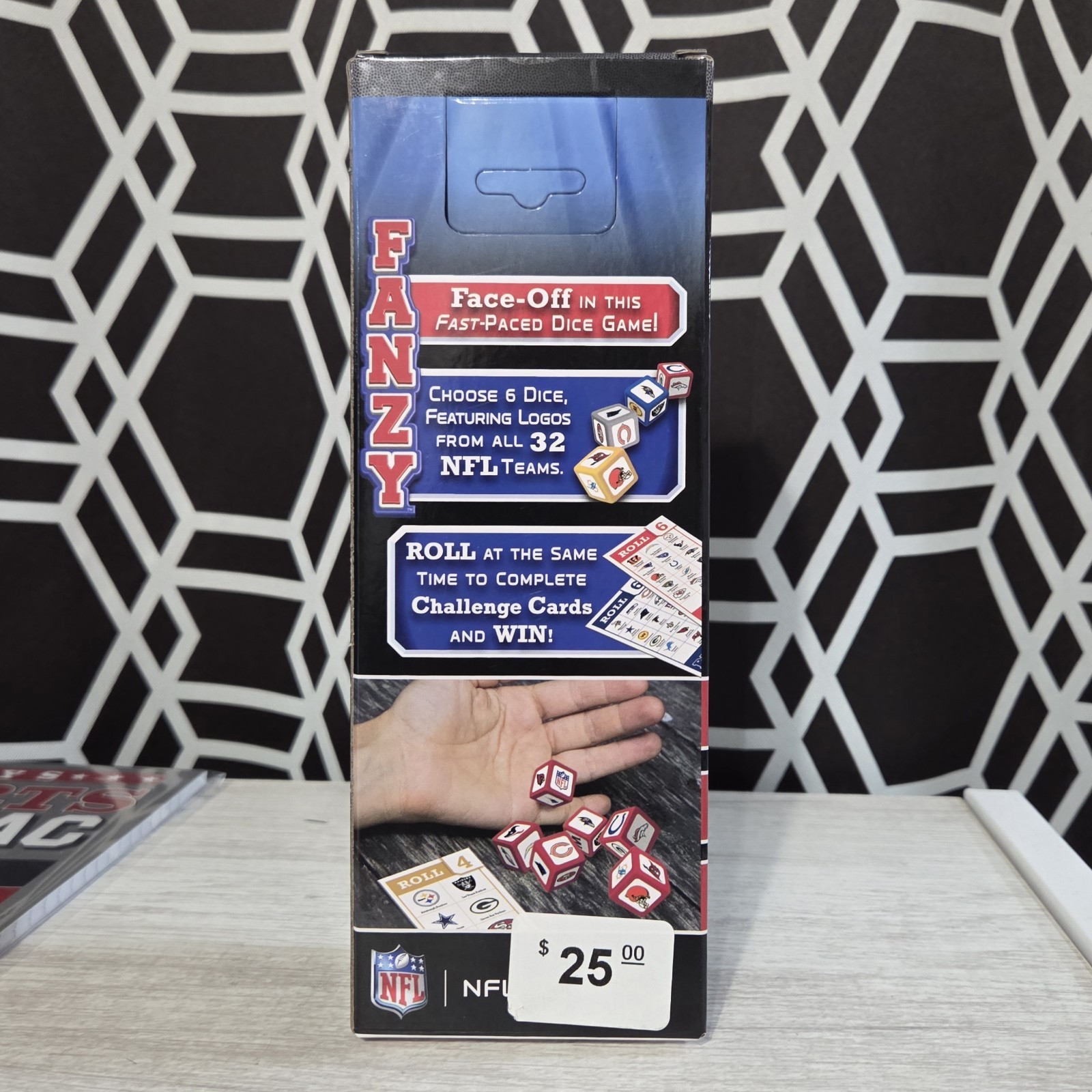 MasterPieces Licensed NFL Fanzy Dice Game “Fun Frenzied Speed Game” NEW