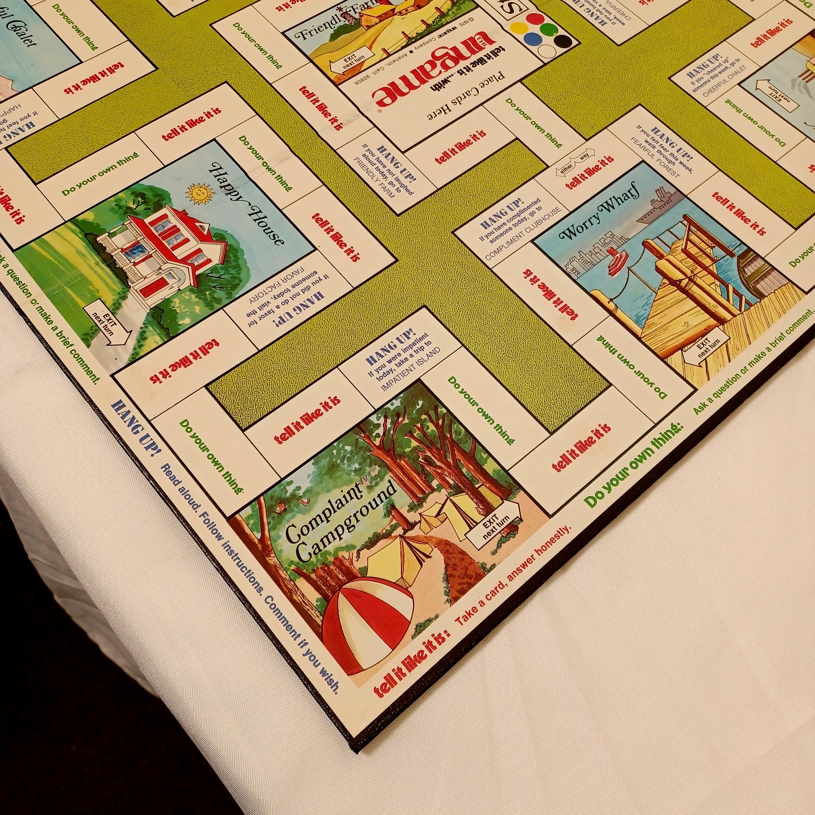 The Ungame Educational Christian Self Expression Therapy Boardgame Complete 70’s