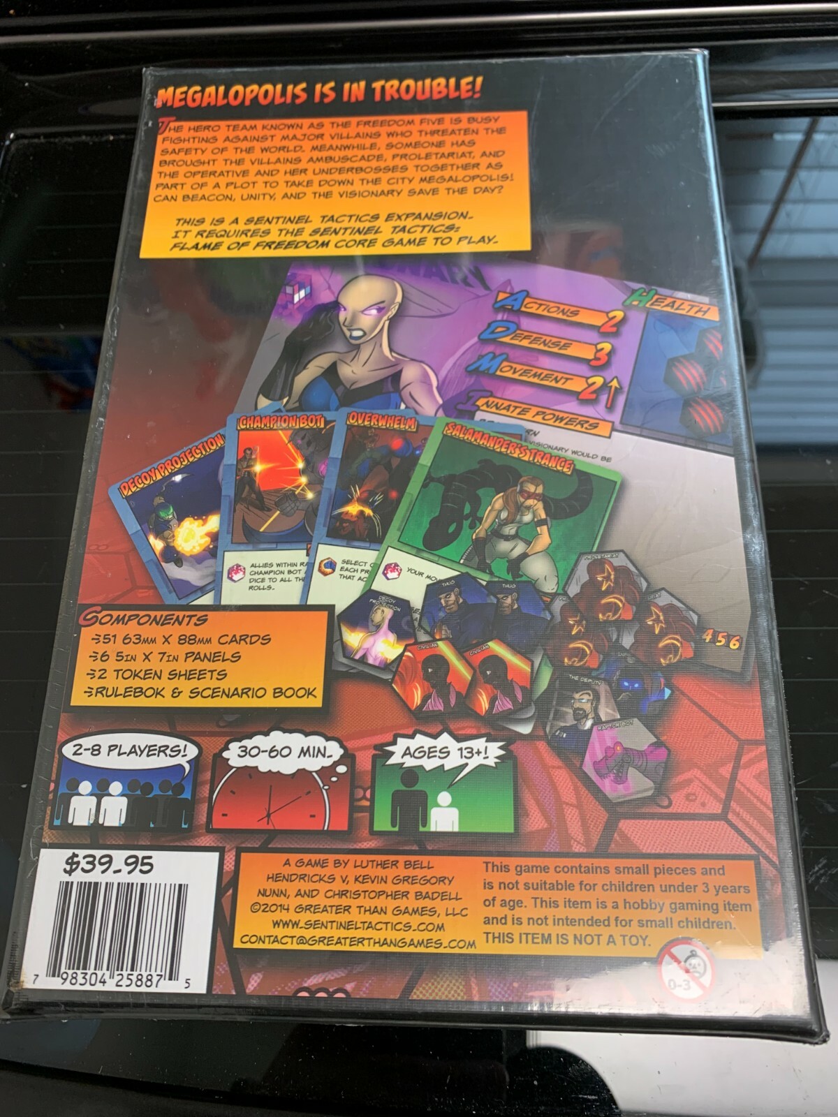 Sentinel Tactics Uprising Expansion #1 Sentinal Comics Game NEW SEALED