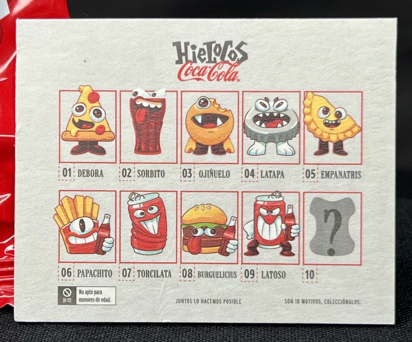Hielocos Coca-Cola Crazy Bones New Set Ojiñuelo In This Pack, Color Change Read