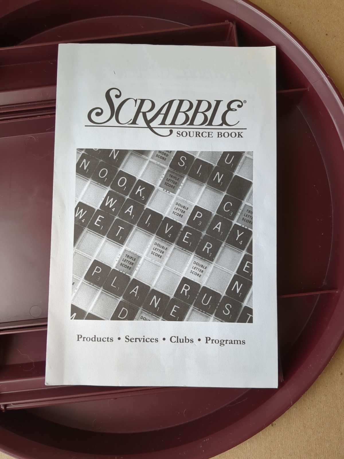 Milton Bradley 4034 Scrabble Deluxe Edition Board Game