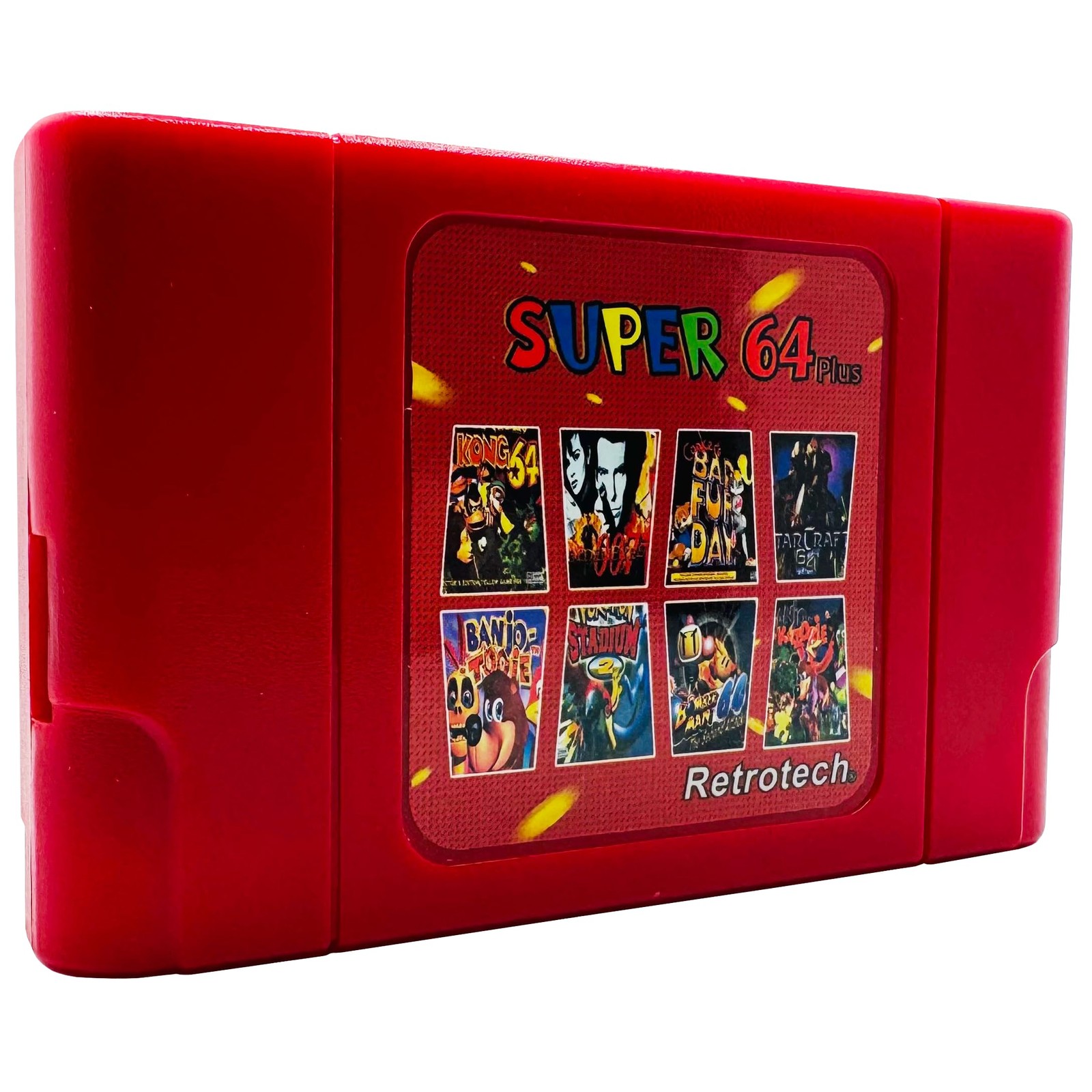 Retrotech Super 64 Plus 340 In 1 Multi Game Cartridge For Nintendo N64 Video …