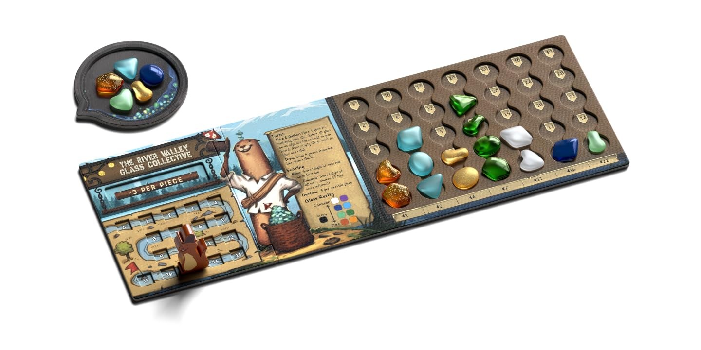 – River Valley Glassworks Deluxe Edition Board Game for Families and Adults -…