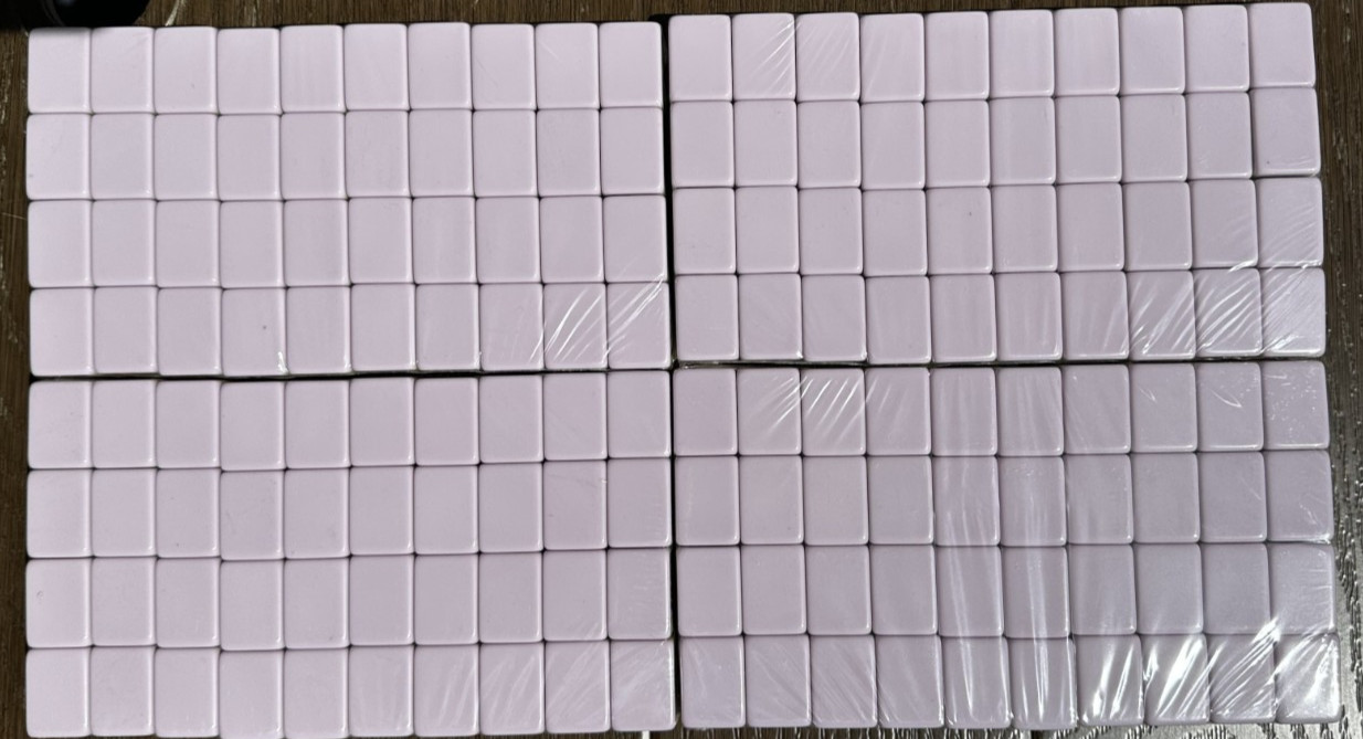 PASTEL PURPLE 4 Layer Acrylic Mahjong Tiles American Set 160 Tiles US SELLER!