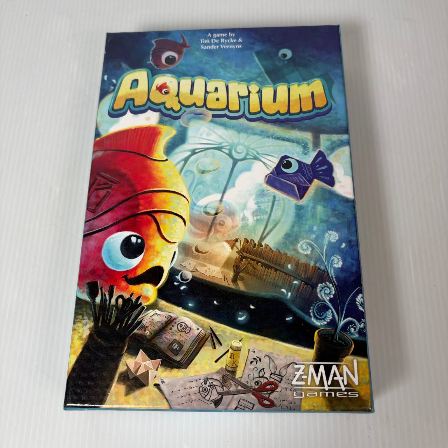 Aquarium Z-Man Games Board Game 2-6 Players Ages 10+ Cardboard 2016