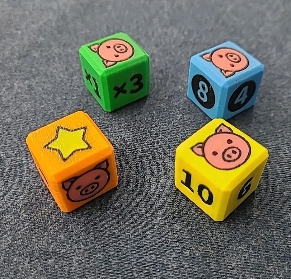 Greedy As A Pig – Press your luck dice game – EXCLUSIVE