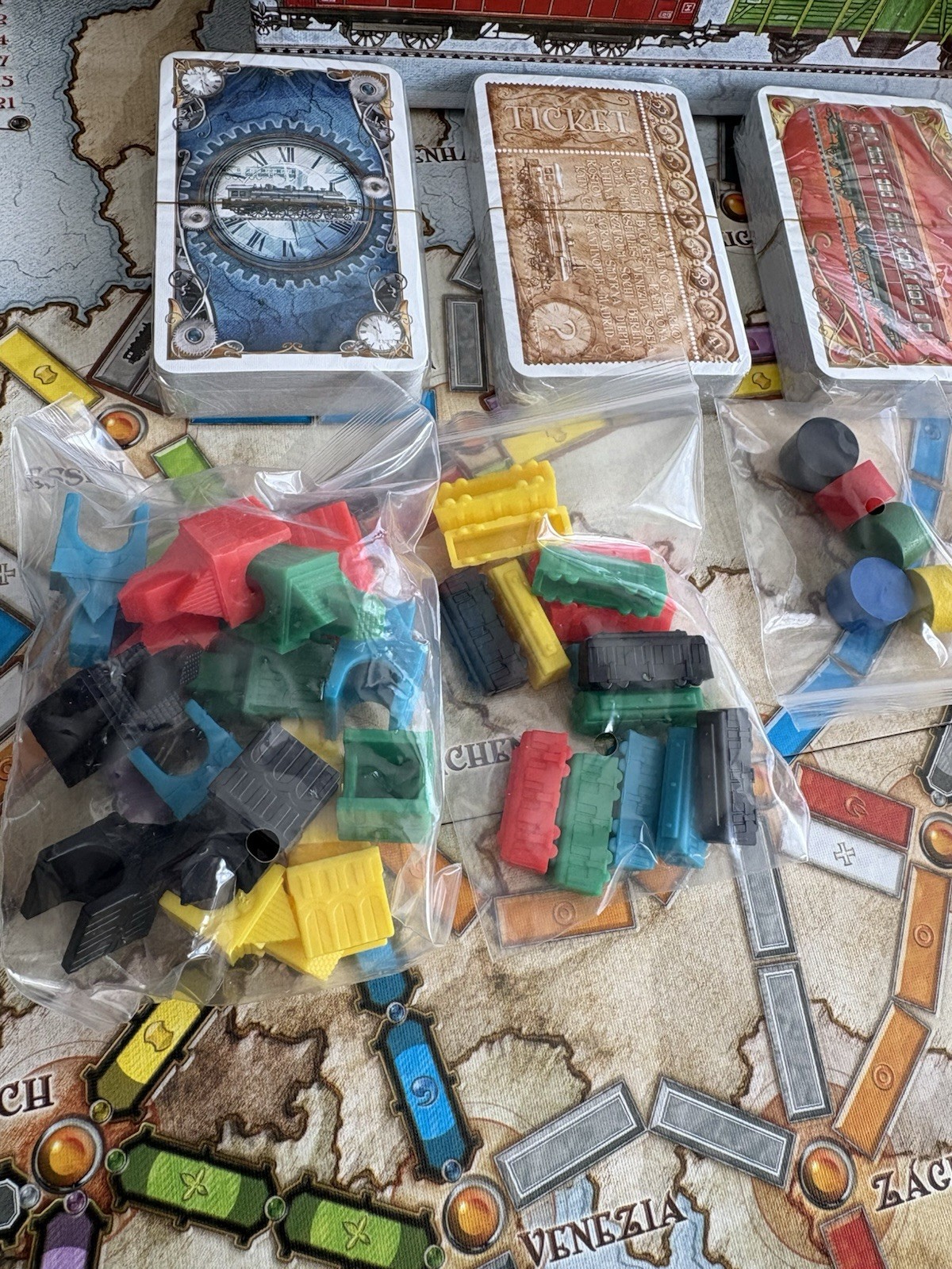 Days of Wonder Ticket to Ride Europe Board Game NEW! Open Box Sealed Cards
