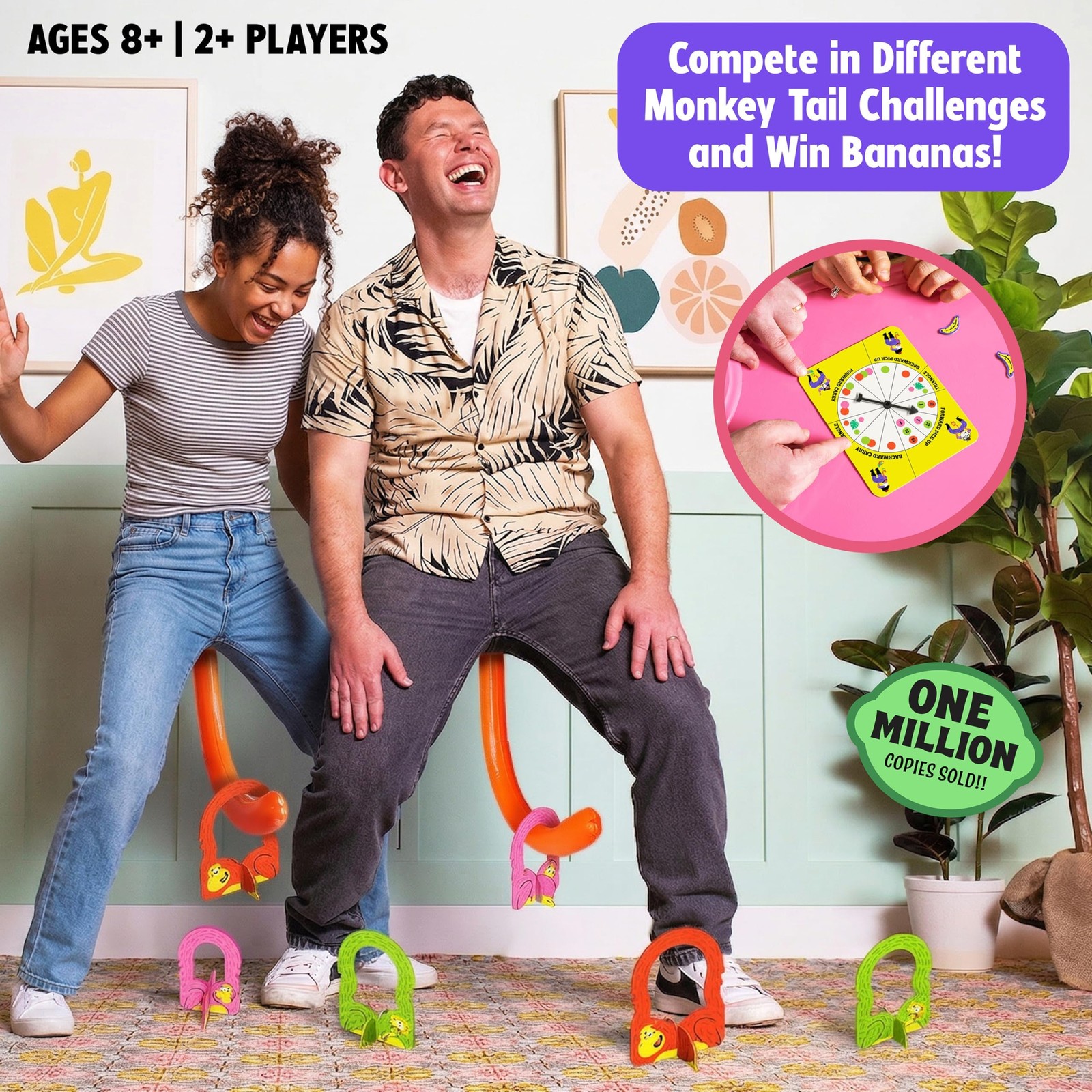 MCMILLER ENTERTAINMENT It’s Bananas – The Hilarious Monkey Tail Party Game for