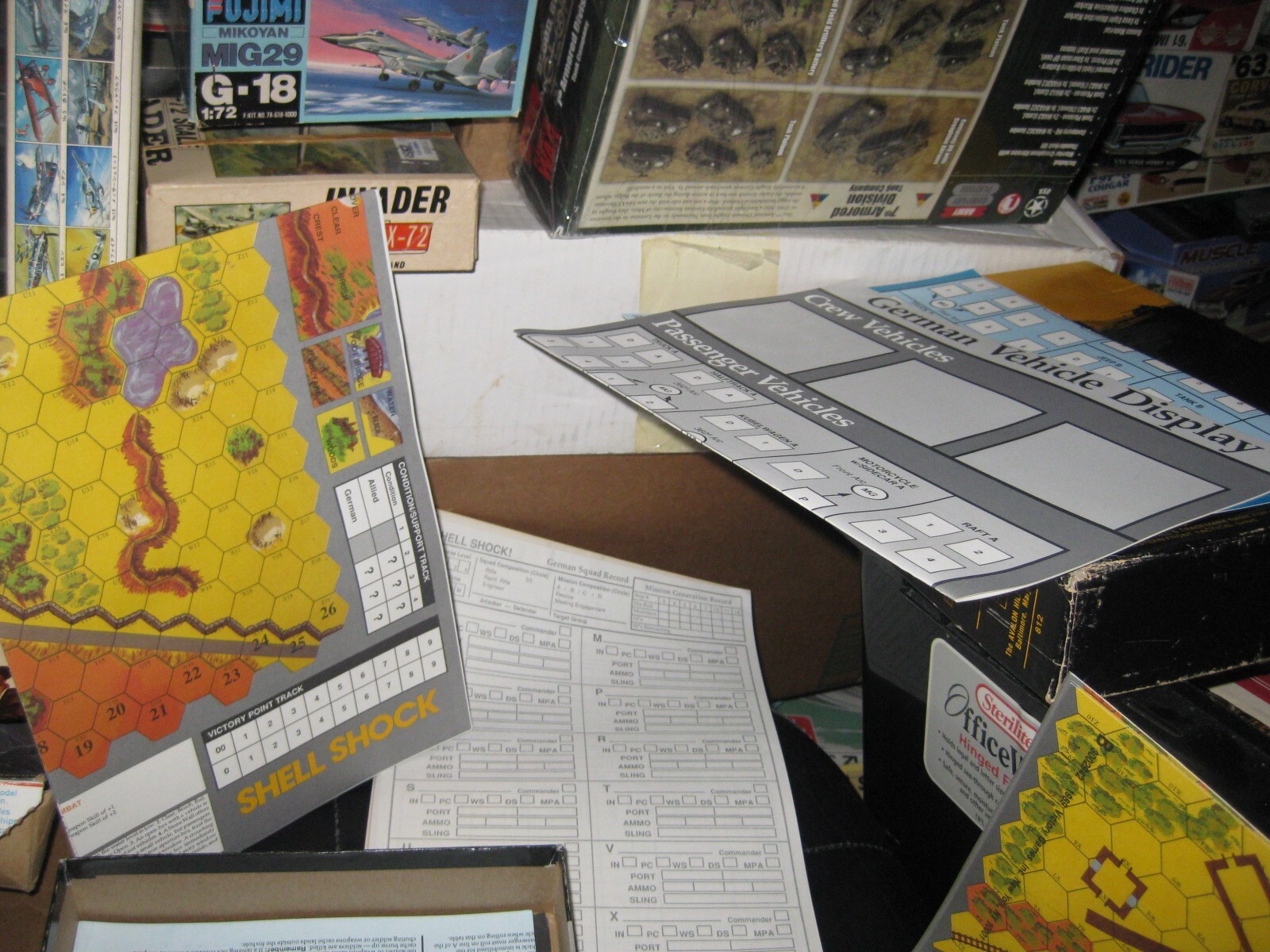 Two Player Ambush! Shell Shock – Victory Games, Inc. from 1990
