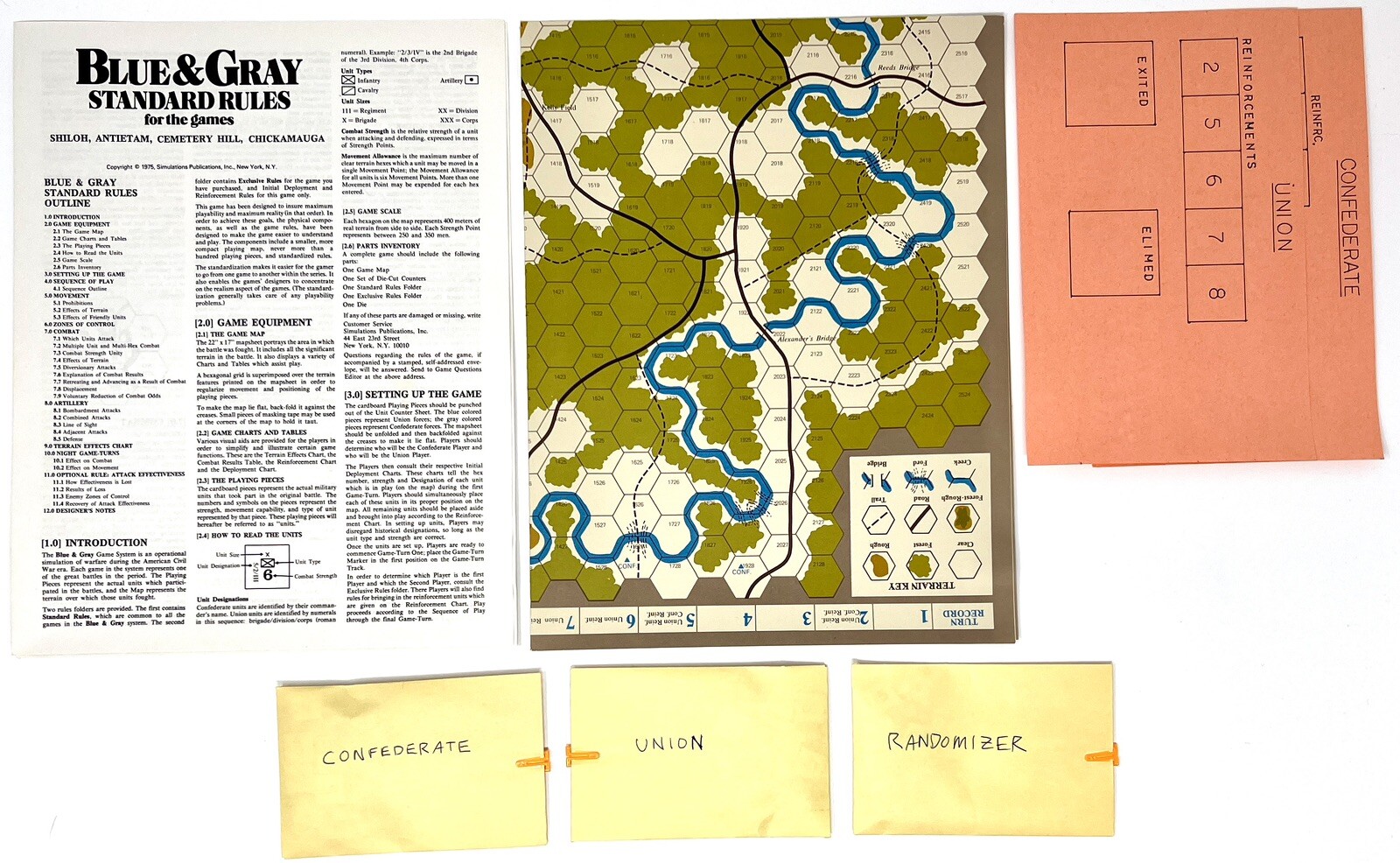 SPI – Chickamauga: The Last Victory (1975) COMPLETE PUNCHED EX