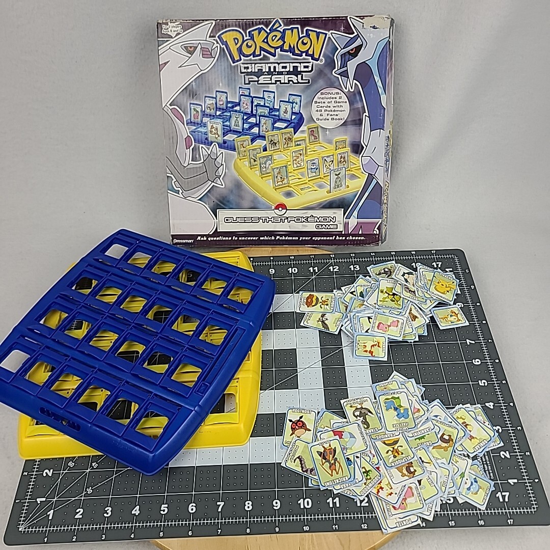 Pokémon Diamond and Pearl Guess that Pokémon Game Pressman #4037 Incomplete