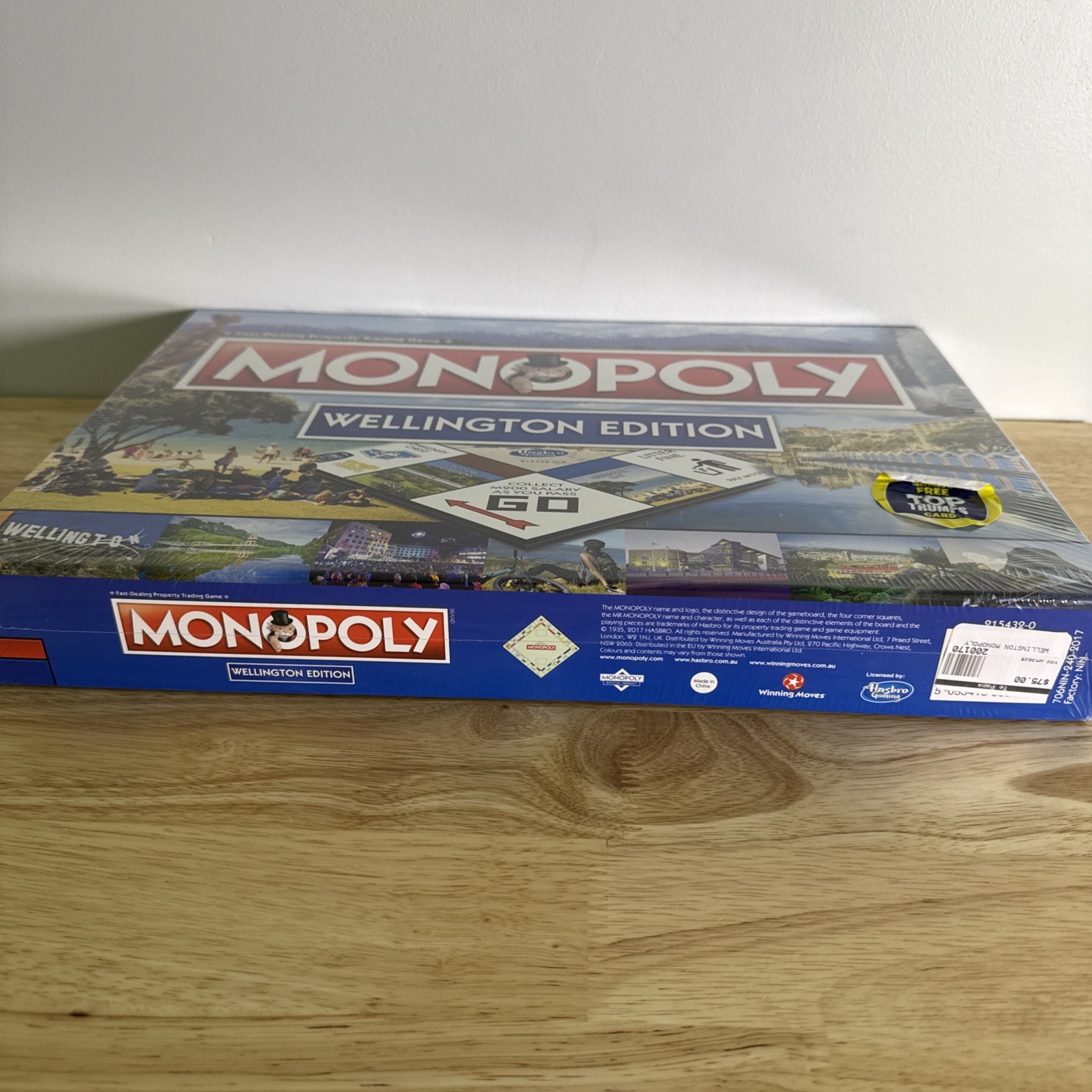 Monopoly Wellington Edition New Zealand Board Game *Factory Sealed*