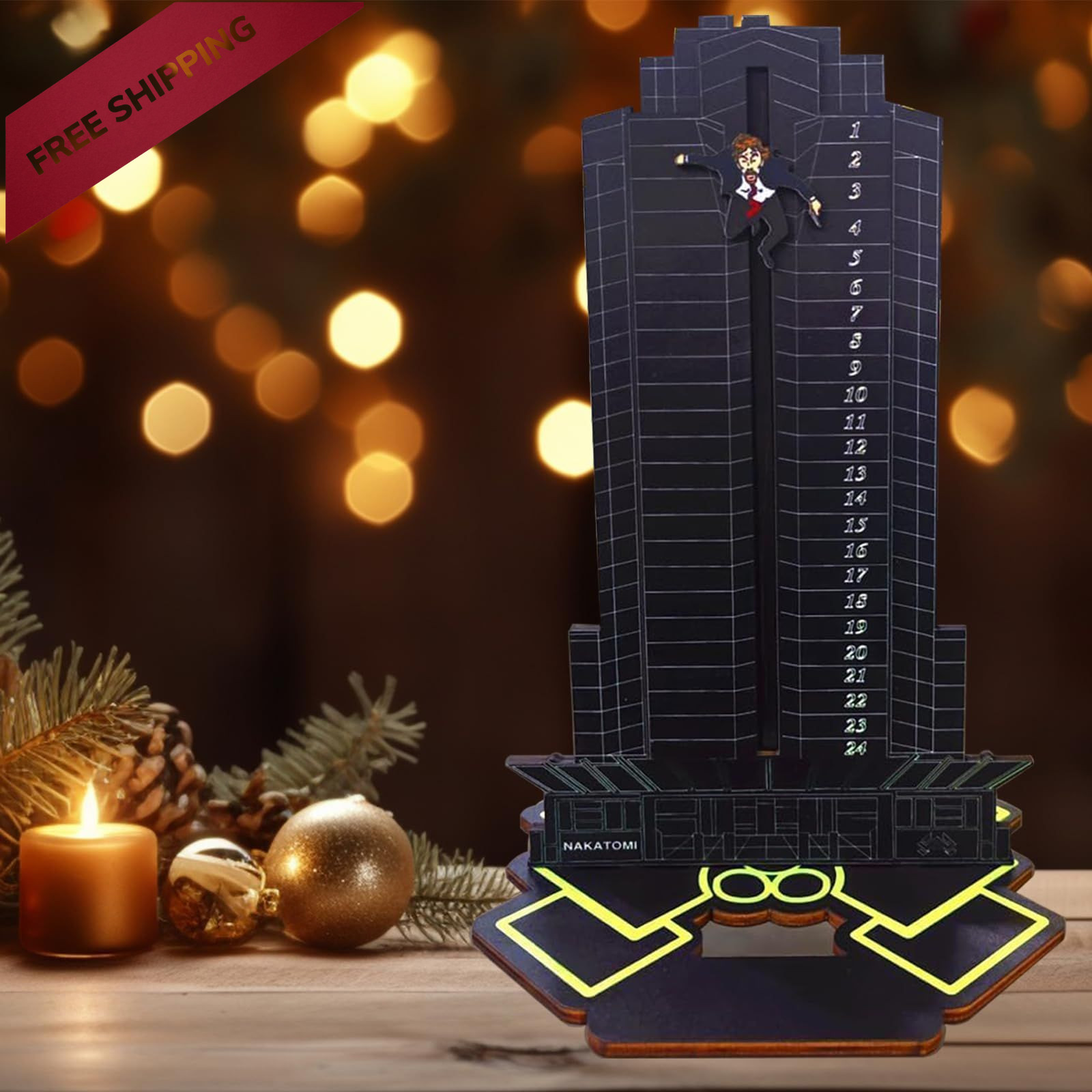 Die Hard Advent Calendar,2026Christmas Black Calendar