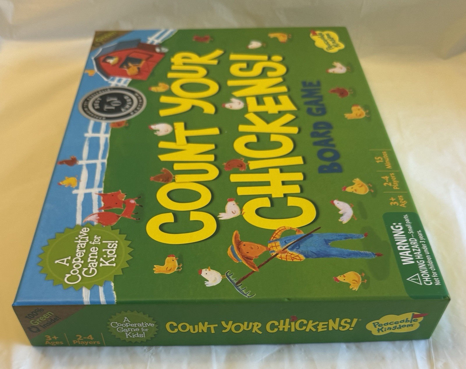 Peaceable Kingdom – Count Your Chickens Kid’s Board Game – Ages 3 years +